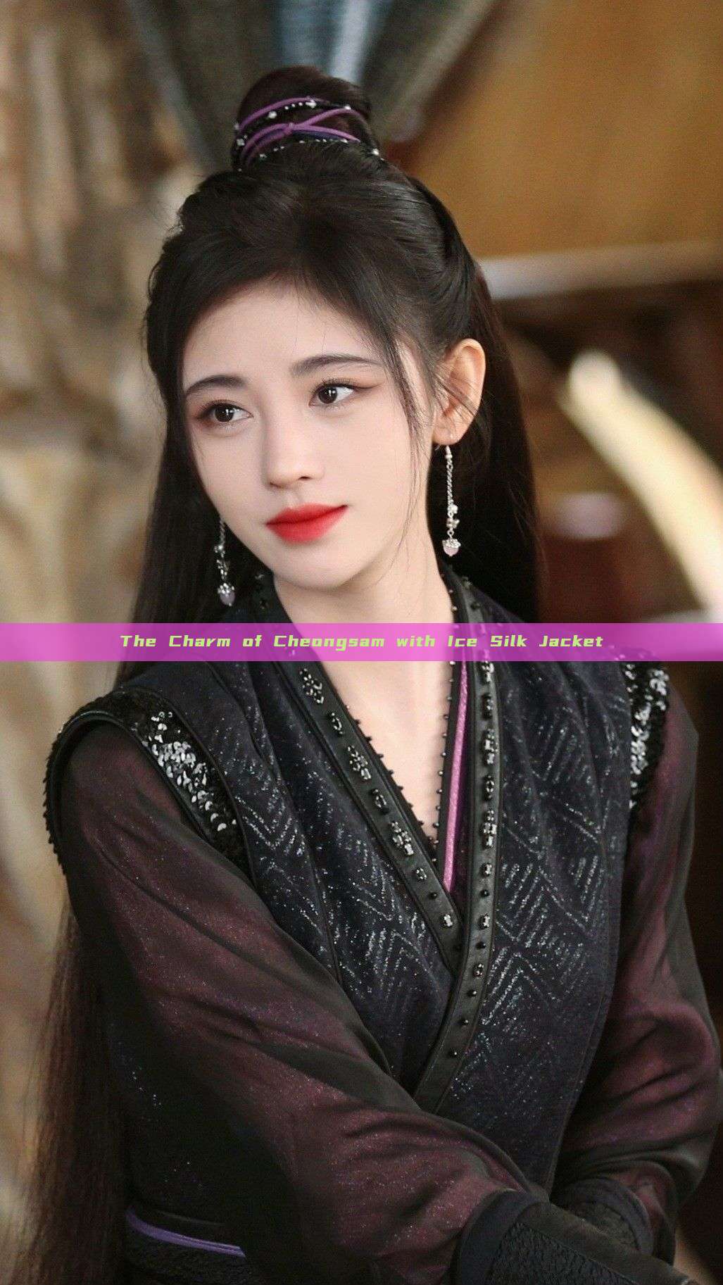 The Charm of Cheongsam with Ice Silk Jacket The Charm of Cheongsam with Ice Silk Jacket