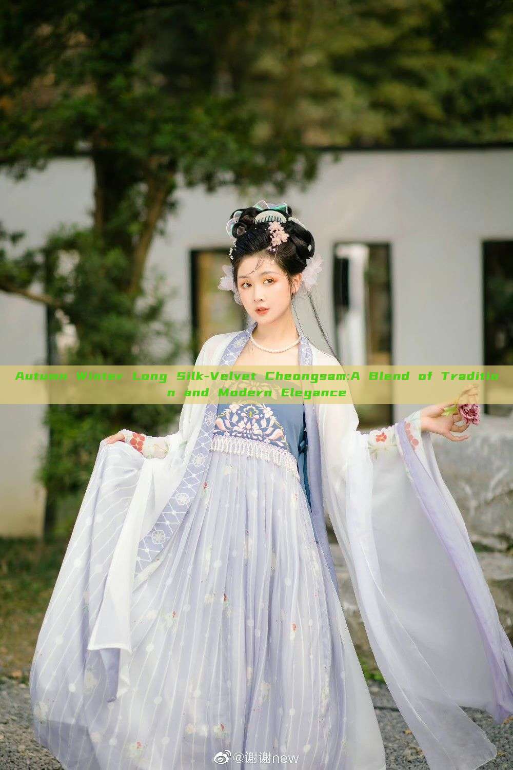Autumn Winter Long Silk-Velvet Cheongsam:A Blend of Tradition and Modern Elegance Autumn Winter Long Silk-Velvet Cheongsam:A Blend of Tradition and Modern Elegance
