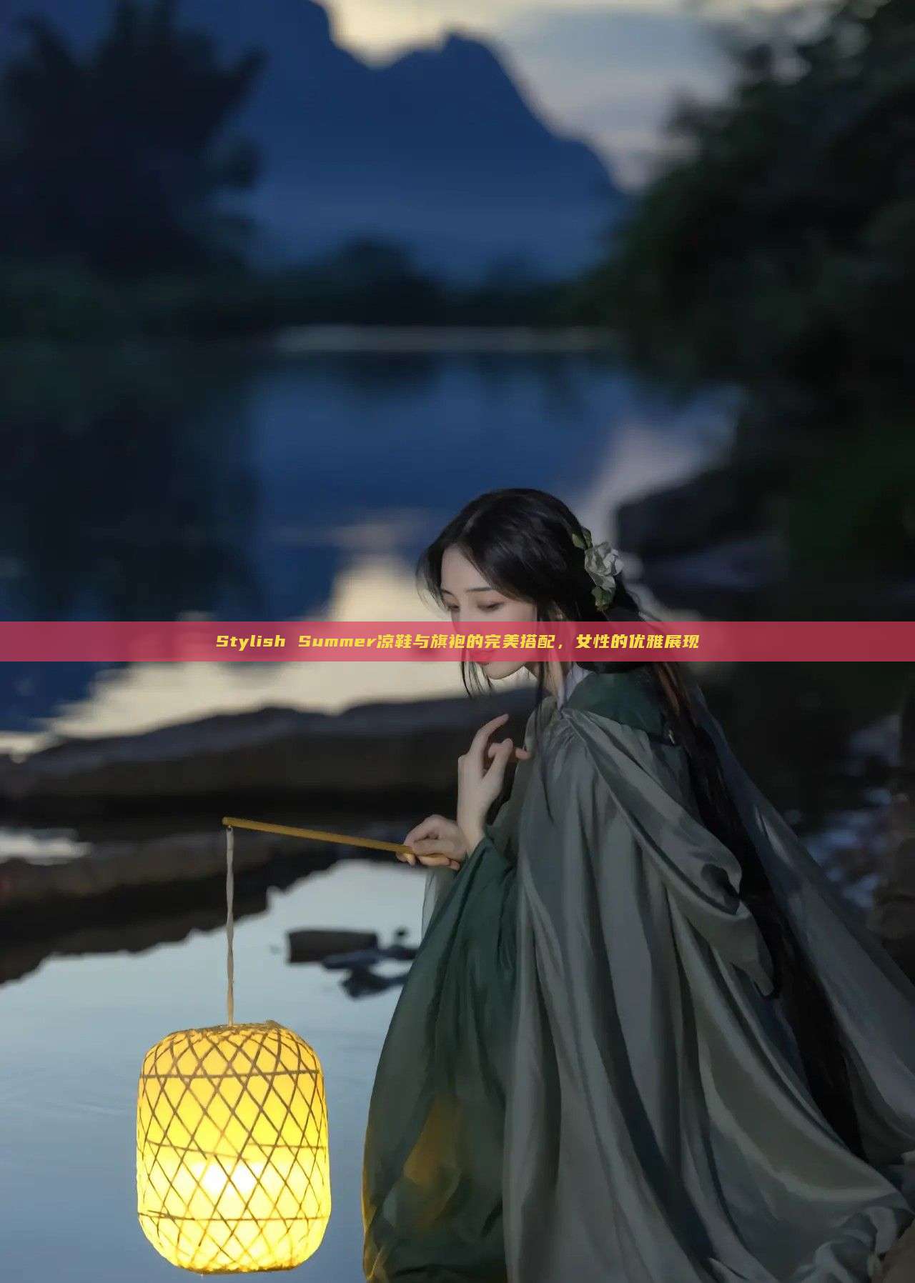 Stylish Summer凉鞋与旗袍的完美搭配，女性的优雅展现