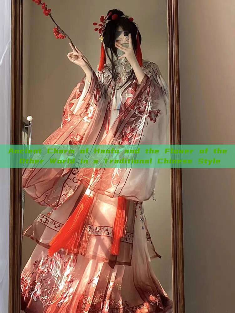 Ancient Charm of Hanfu and the Flower of the Other World in a Traditional Chinese Style Ancient Charm of Hanfu and the Flower of the Other World in a Traditional Chinese Style