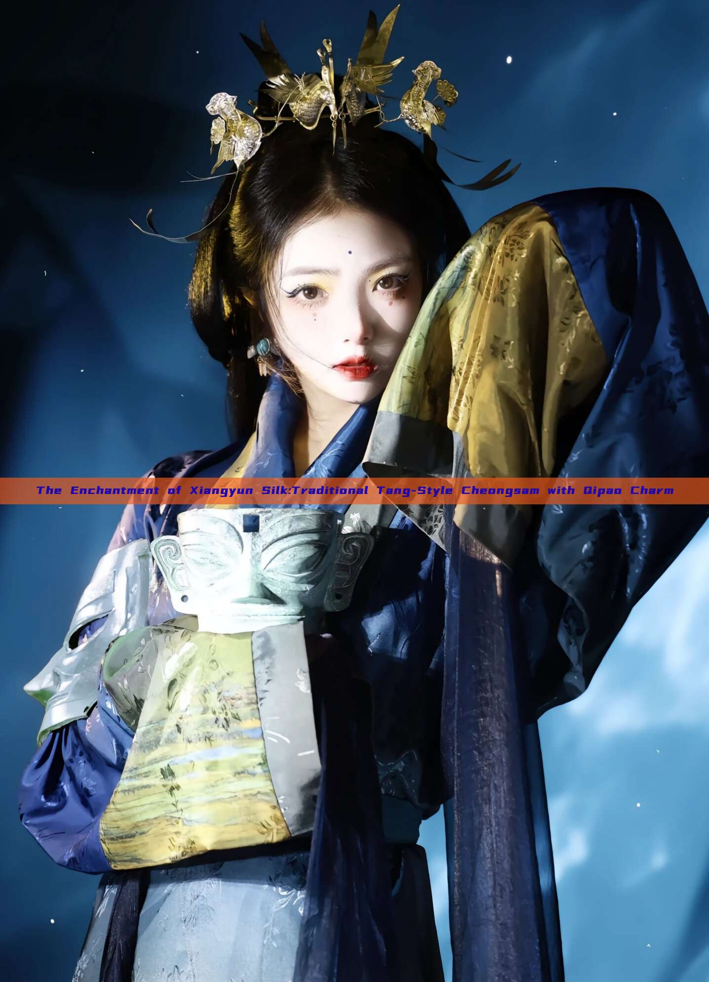The Enchantment of Xiangyun Silk:Traditional Tang-Style Cheongsam with Qipao Charm