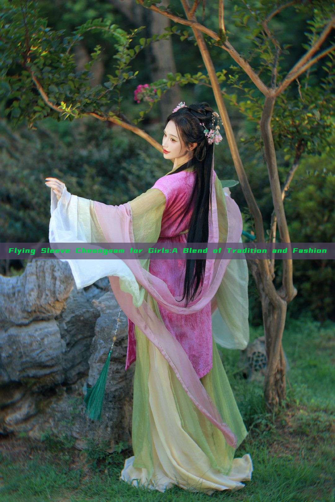 Flying Sleeve Cheongsam for Girls:A Blend of Tradition and Fashion