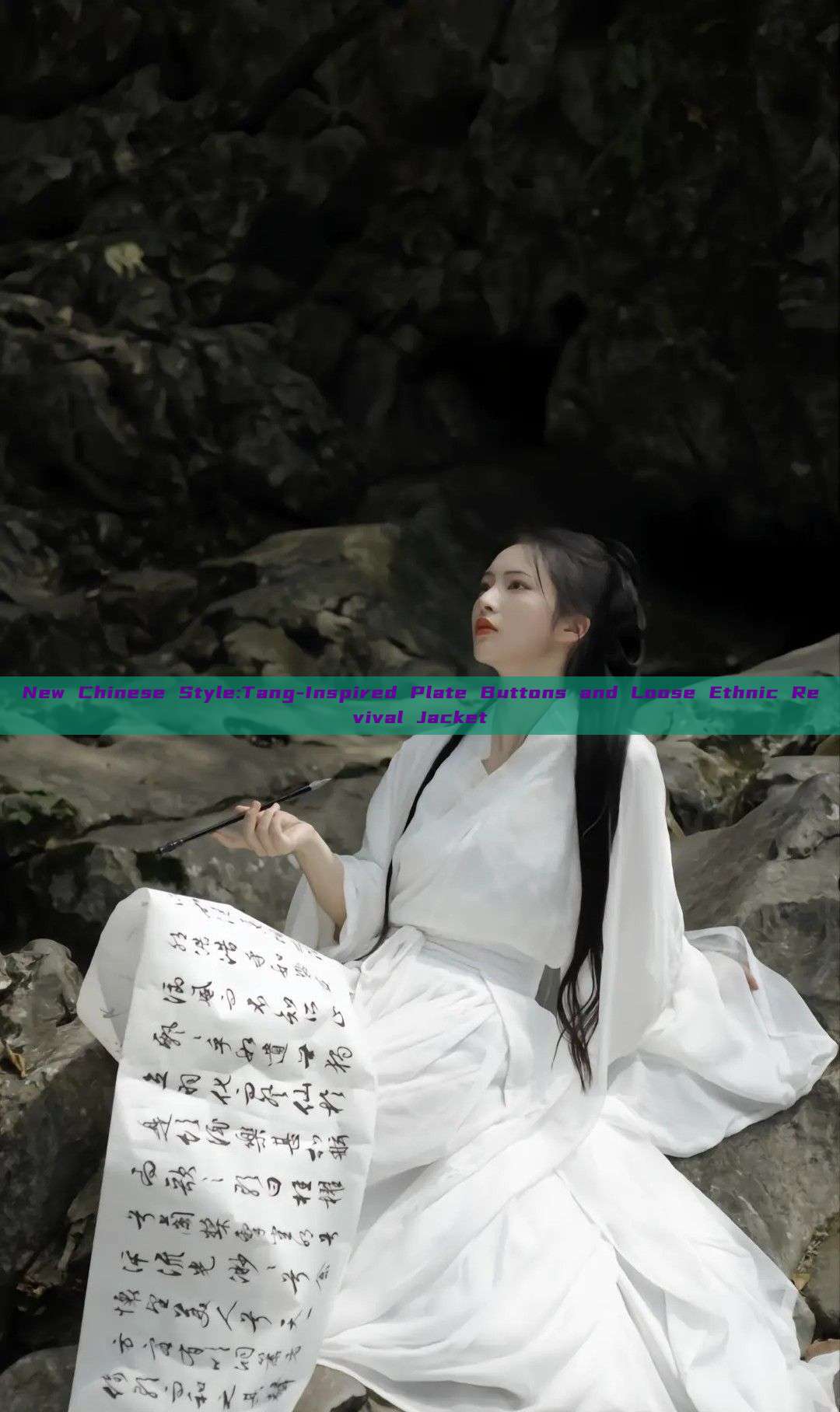 New Chinese Style:Tang-Inspired Plate Buttons and Loose Ethnic Revival Jacket