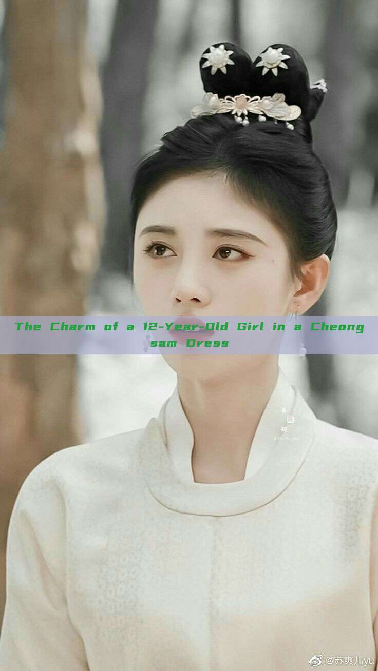 The Charm of a 12-Year-Old Girl in a Cheongsam Dress