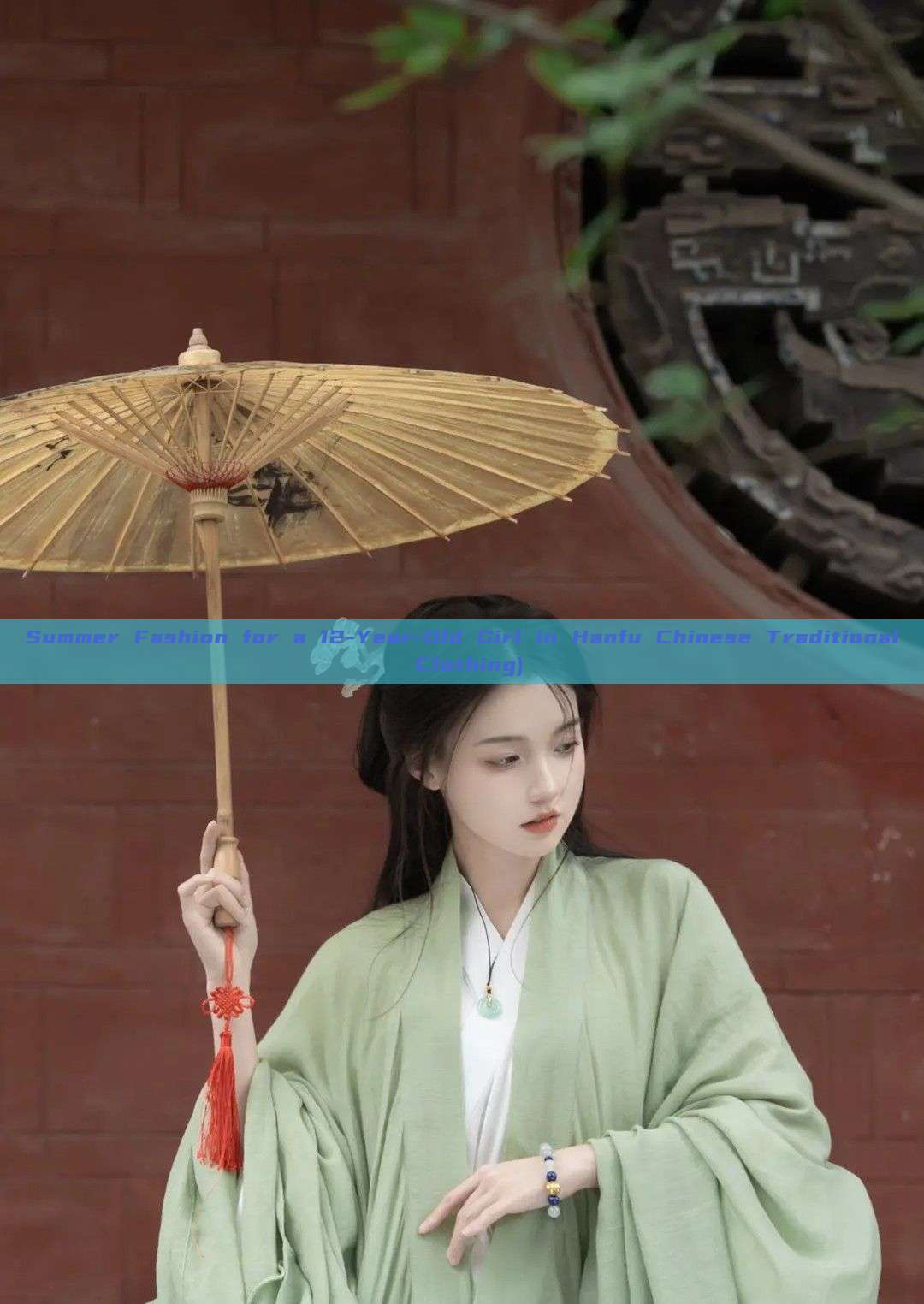 Summer Fashion for a 12-Year-Old Girl in Hanfu Chinese Traditional Clothing)