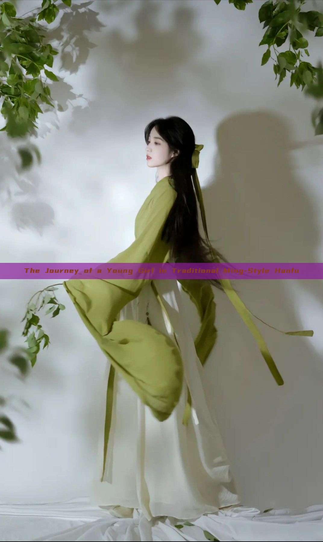 The Journey of a Young Girl in Traditional Ming-Style Hanfu