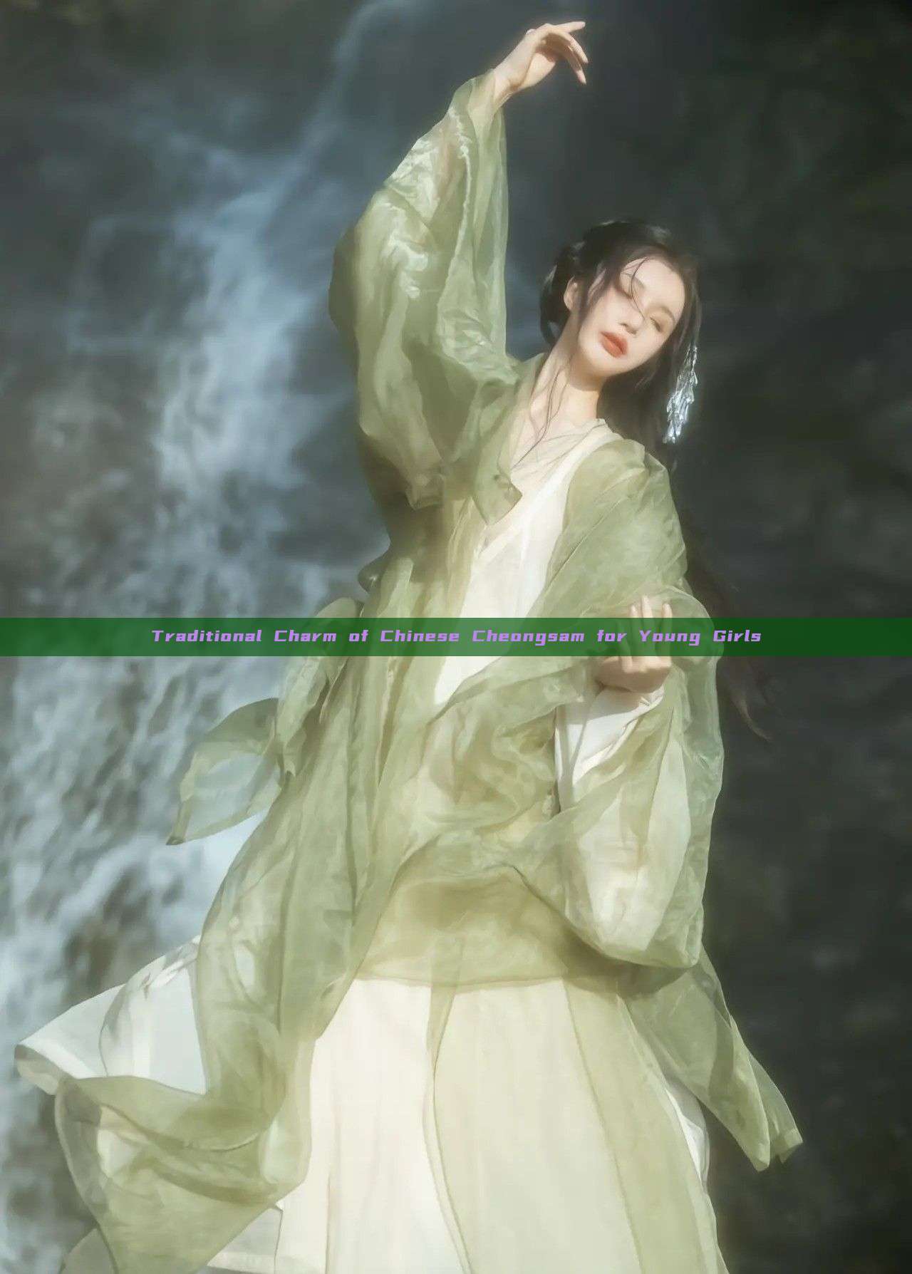 Traditional Charm of Chinese Cheongsam for Young Girls