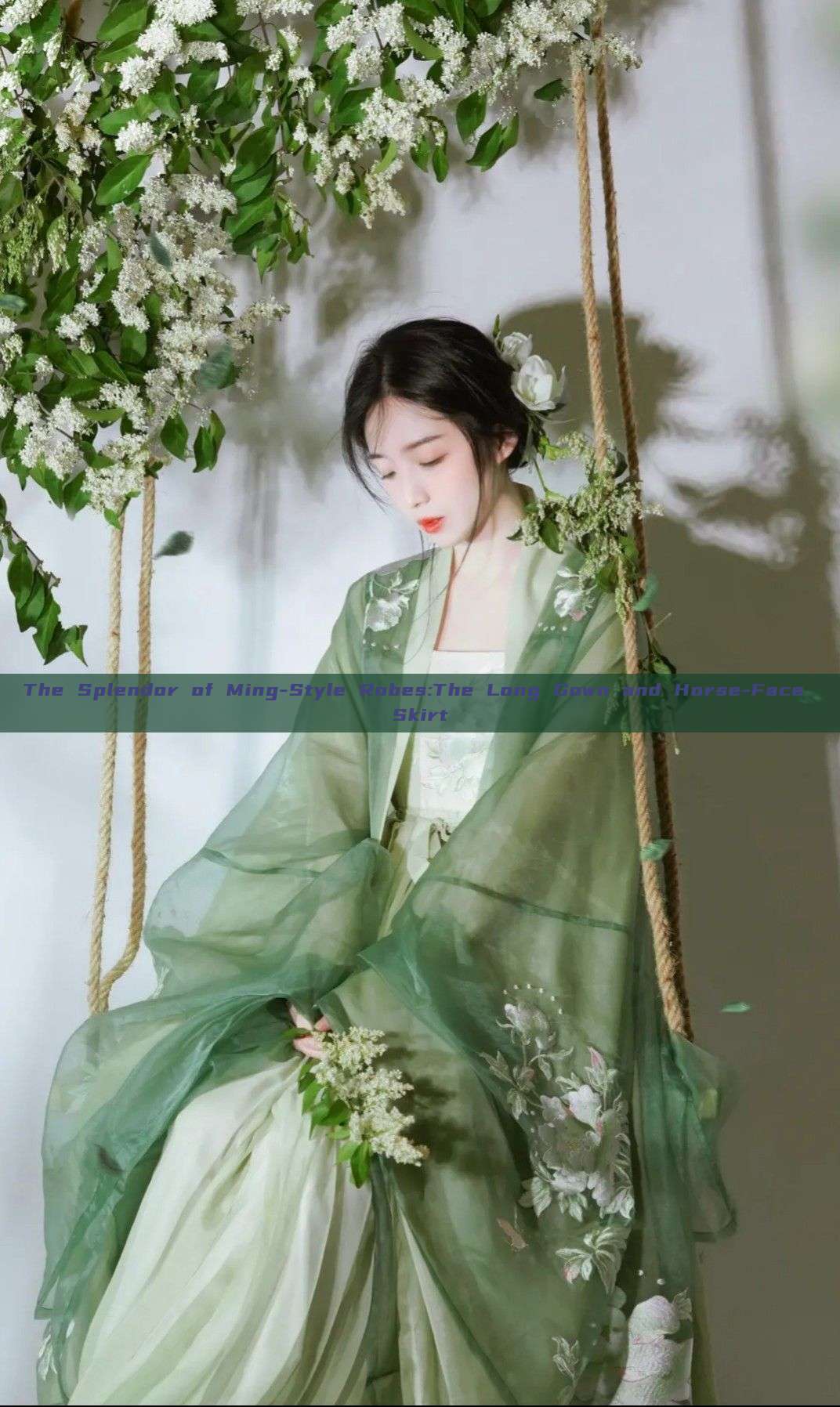 The Splendor of Ming-Style Robes:The Long Gown and Horse-Face Skirt