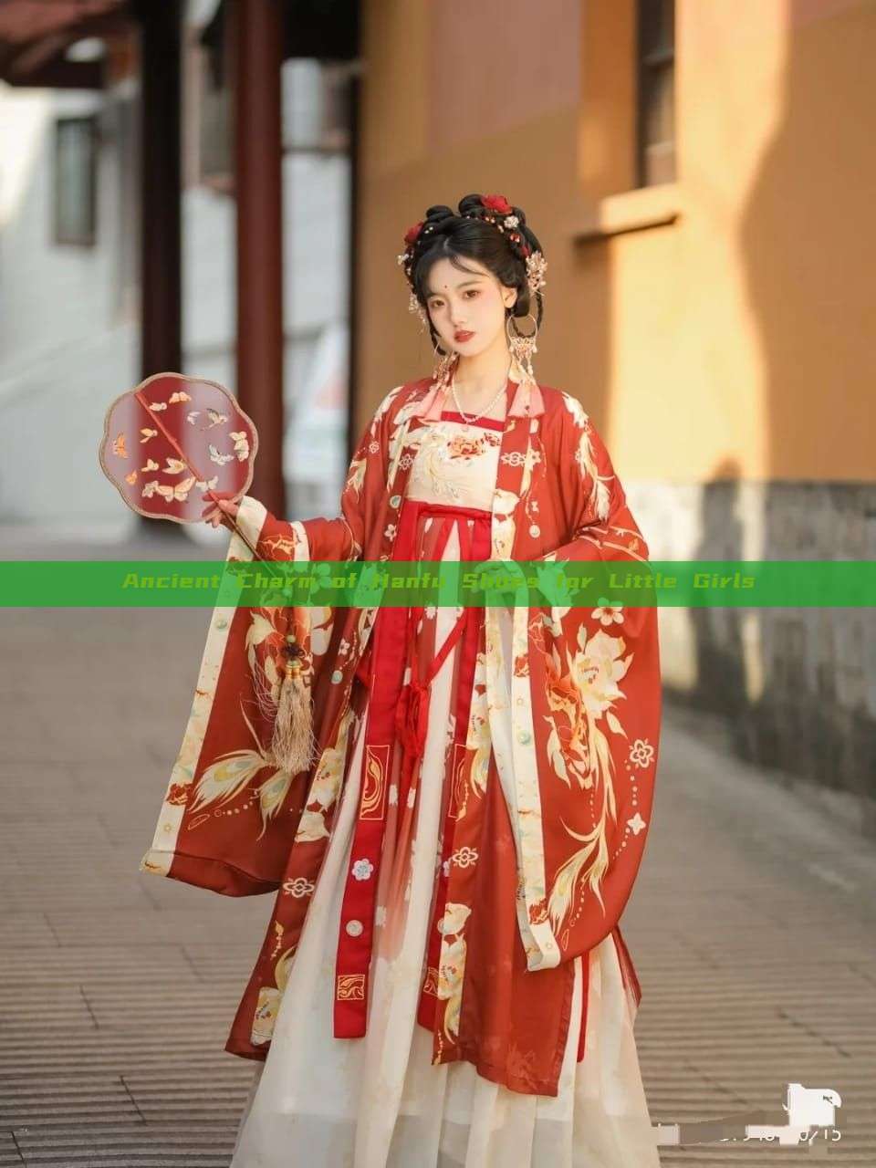 Ancient Charm of Hanfu Shoes for Little Girls