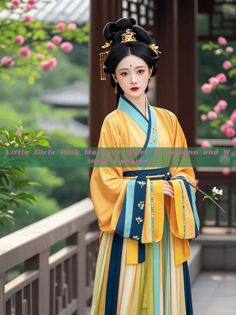 Little Girls Pink Ma-Face Skirt in Autumn and Winter Fashion Little Girls Pink Ma-Face Skirt in Autumn and Winter Fashion