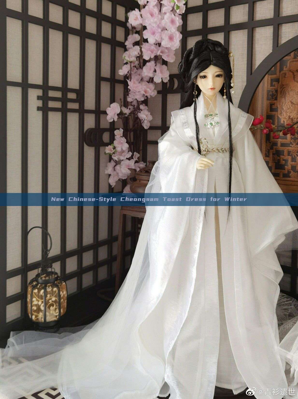 New Chinese-Style Cheongsam Toast Dress for Winter New Chinese-Style Cheongsam Toast Dress for Winter