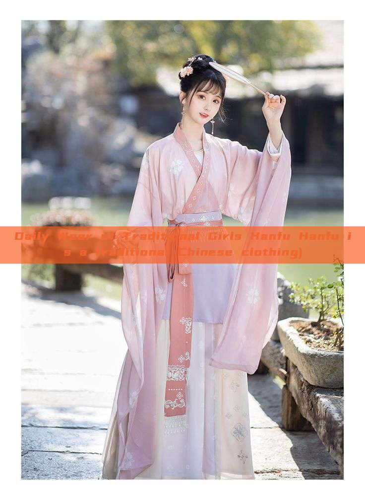 Daily Wear of Traditional Girls Hanfu Hanfu is a traditional Chinese clothing)