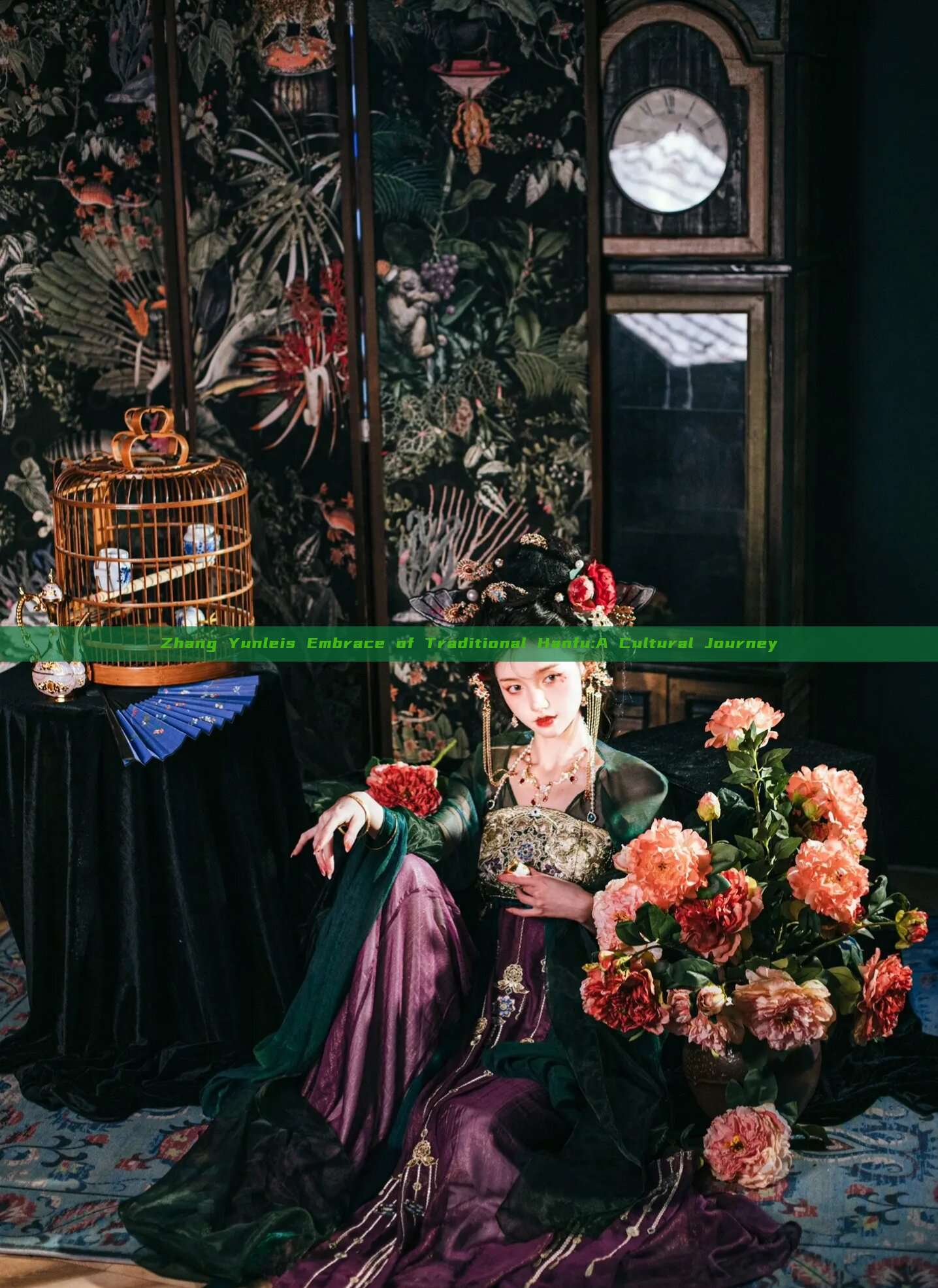 Zhang Yunleis Embrace of Traditional Hanfu:A Cultural Journey