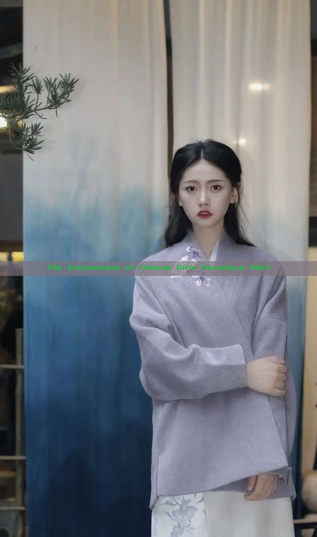 The Enchantment of Chinese Girls Horseface Skirt