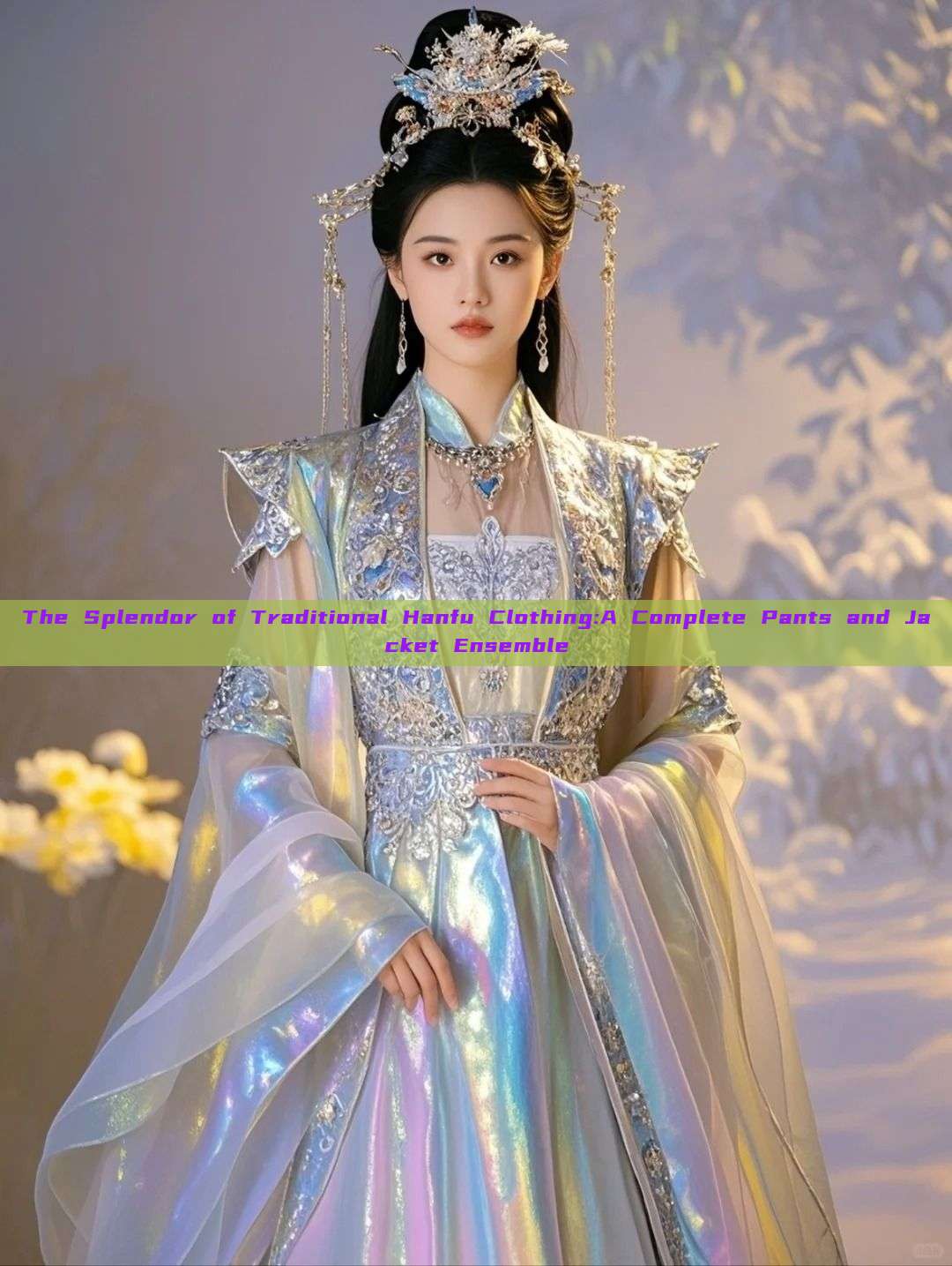 The Splendor of Traditional Hanfu Clothing:A Complete Pants and Jacket Ensemble