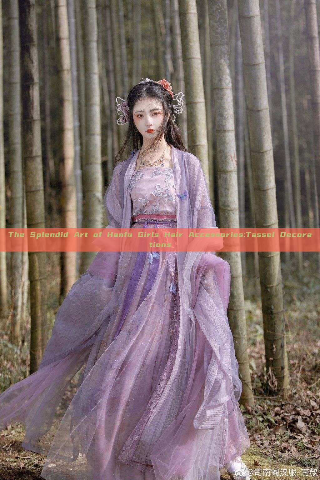 The Splendid Art of Hanfu Girls Hair Accessories:Tassel Decorations