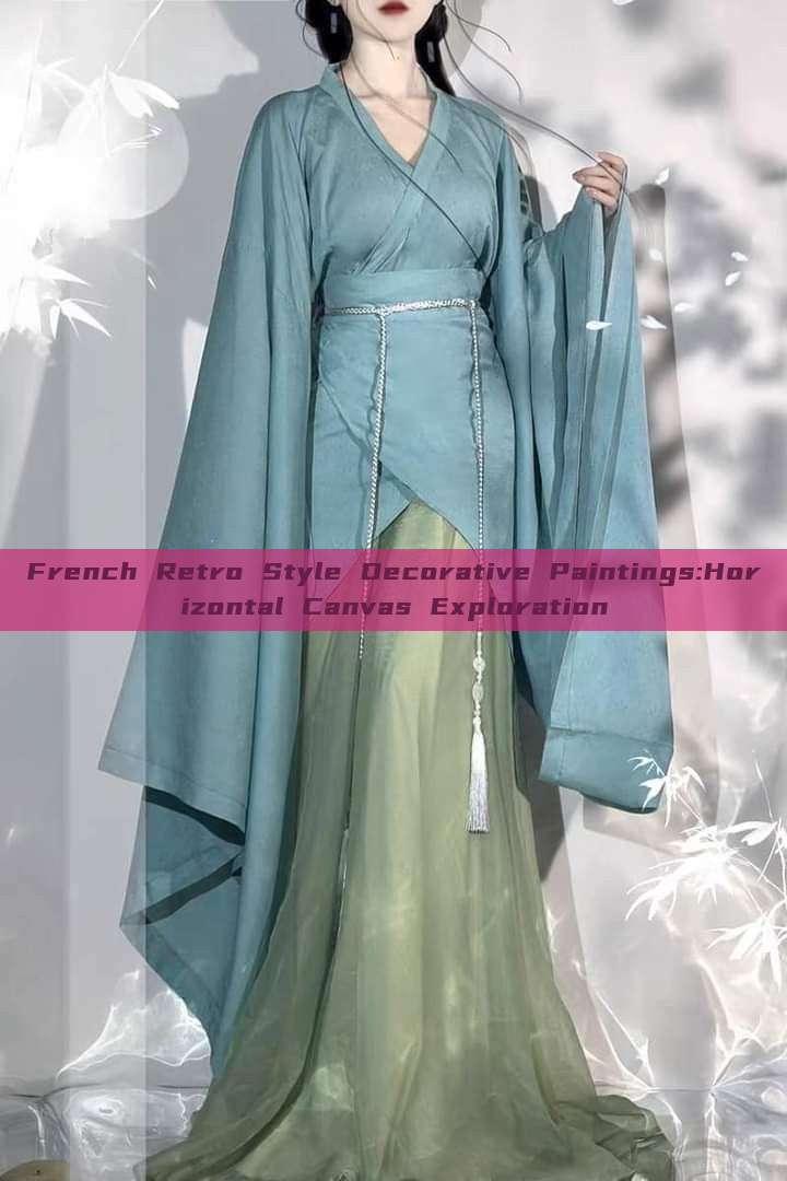 French Retro Style Decorative Paintings:Horizontal Canvas Exploration