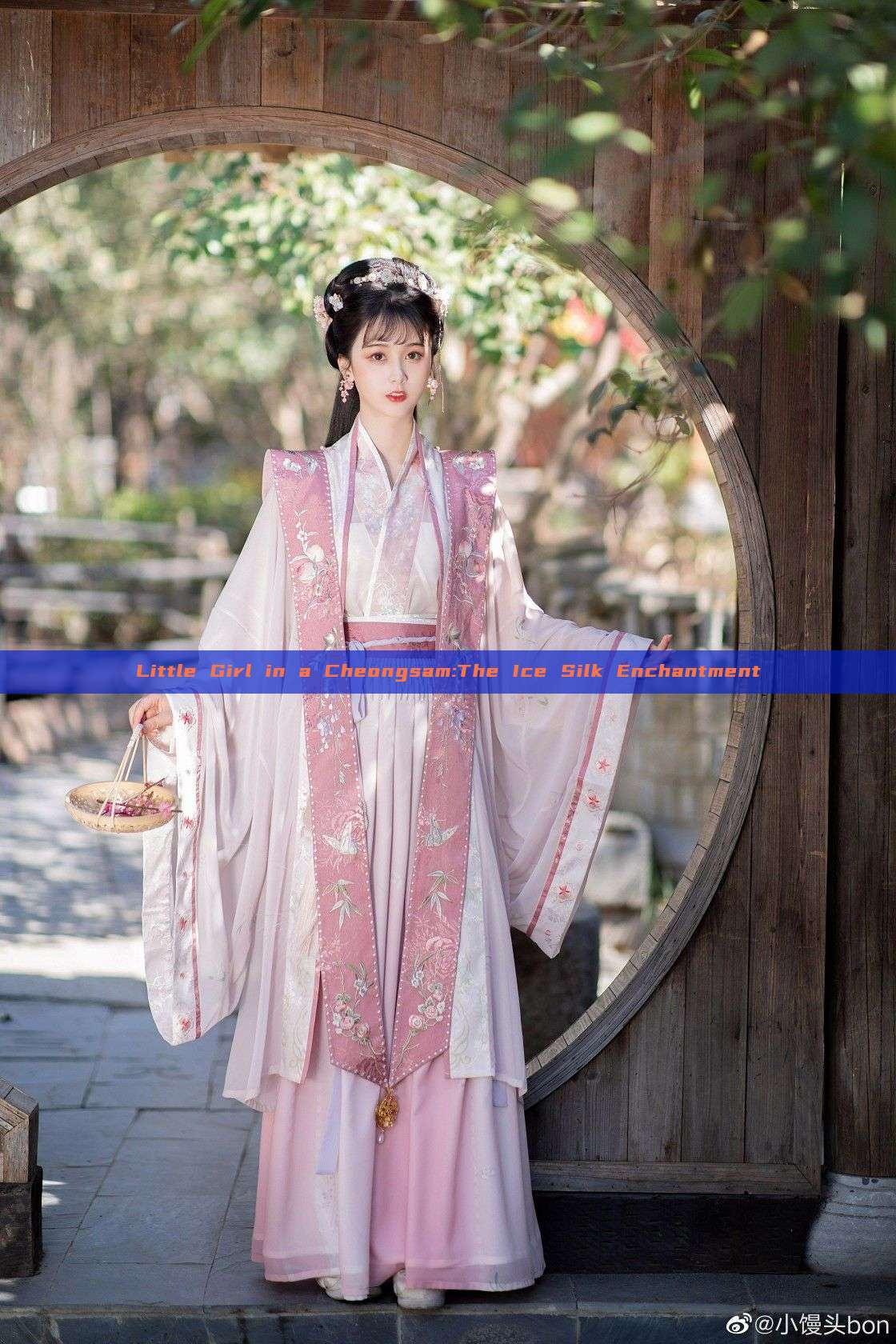 Little Girl in a Cheongsam:The Ice Silk Enchantment