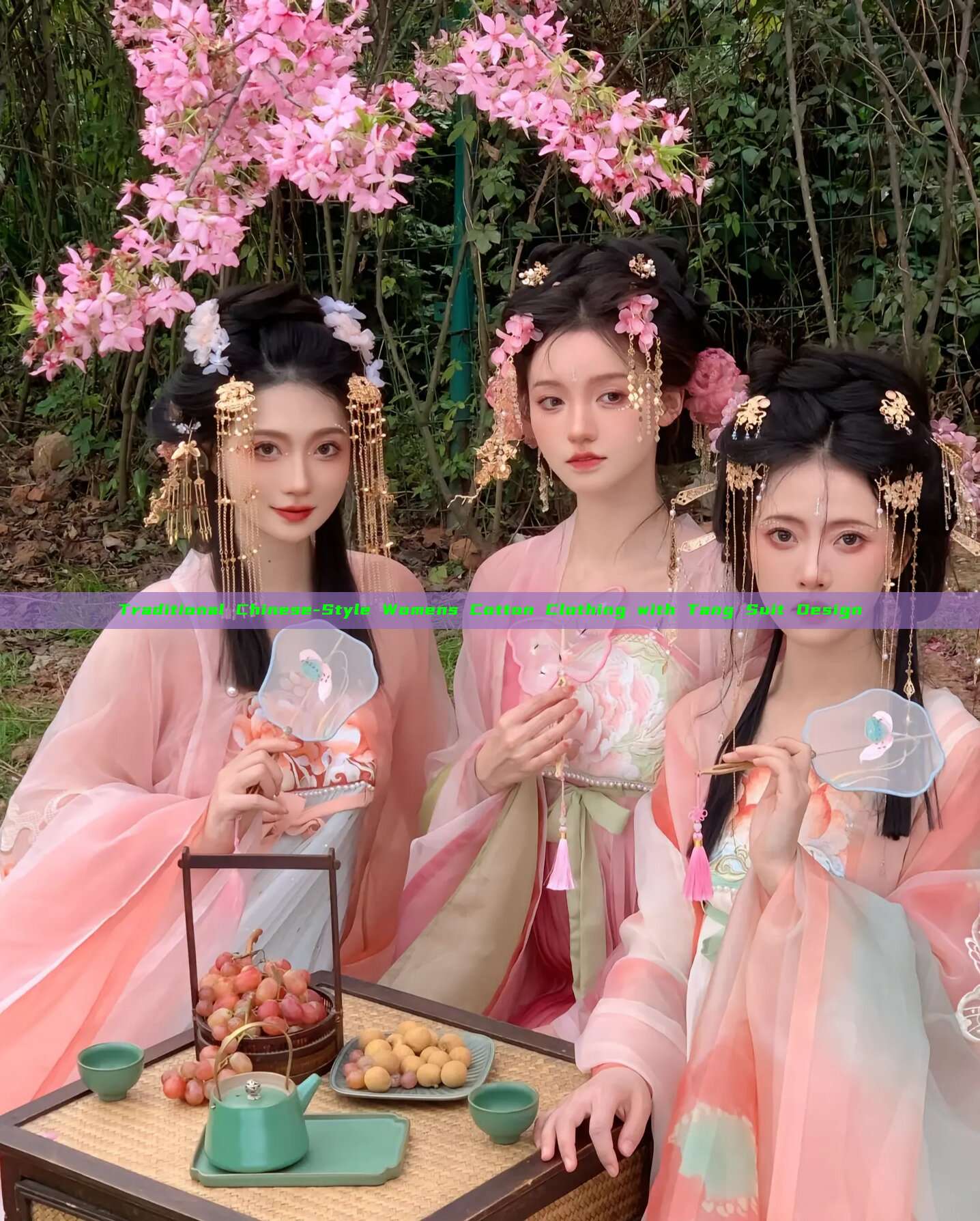 Traditional Chinese-Style Womens Cotton Clothing with Tang Suit Design