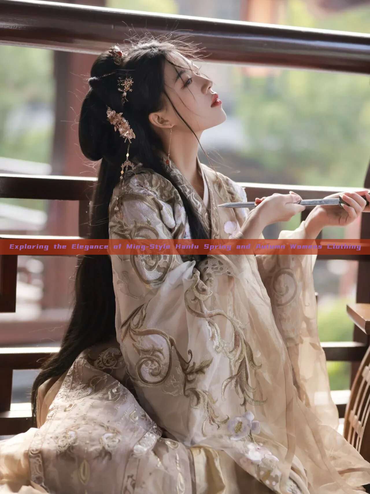 Exploring the Elegance of Ming-Style Hanfu Spring and Autumn Womens Clothing