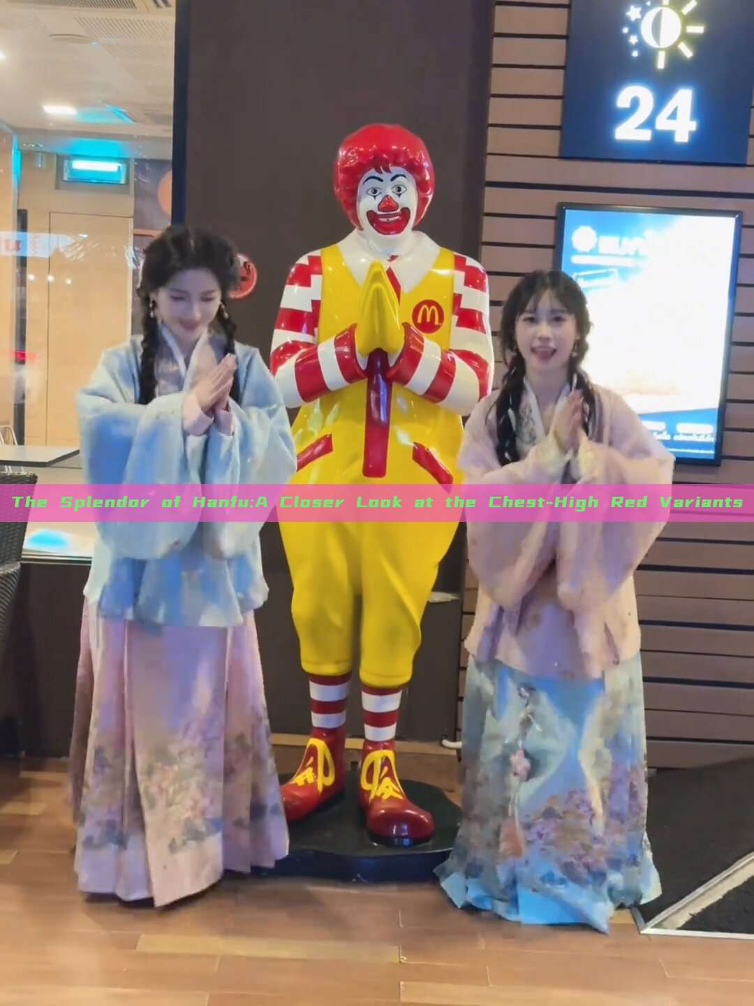The Splendor of Hanfu:A Closer Look at the Chest-High Red Variants