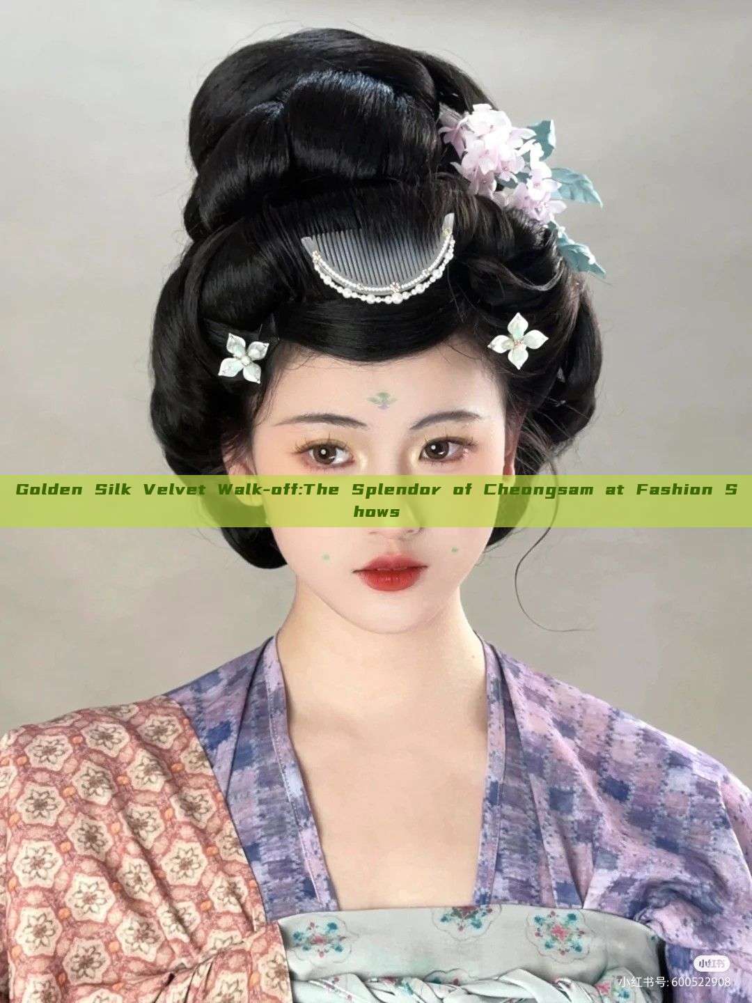 Golden Silk Velvet Walk-off:The Splendor of Cheongsam at Fashion Shows