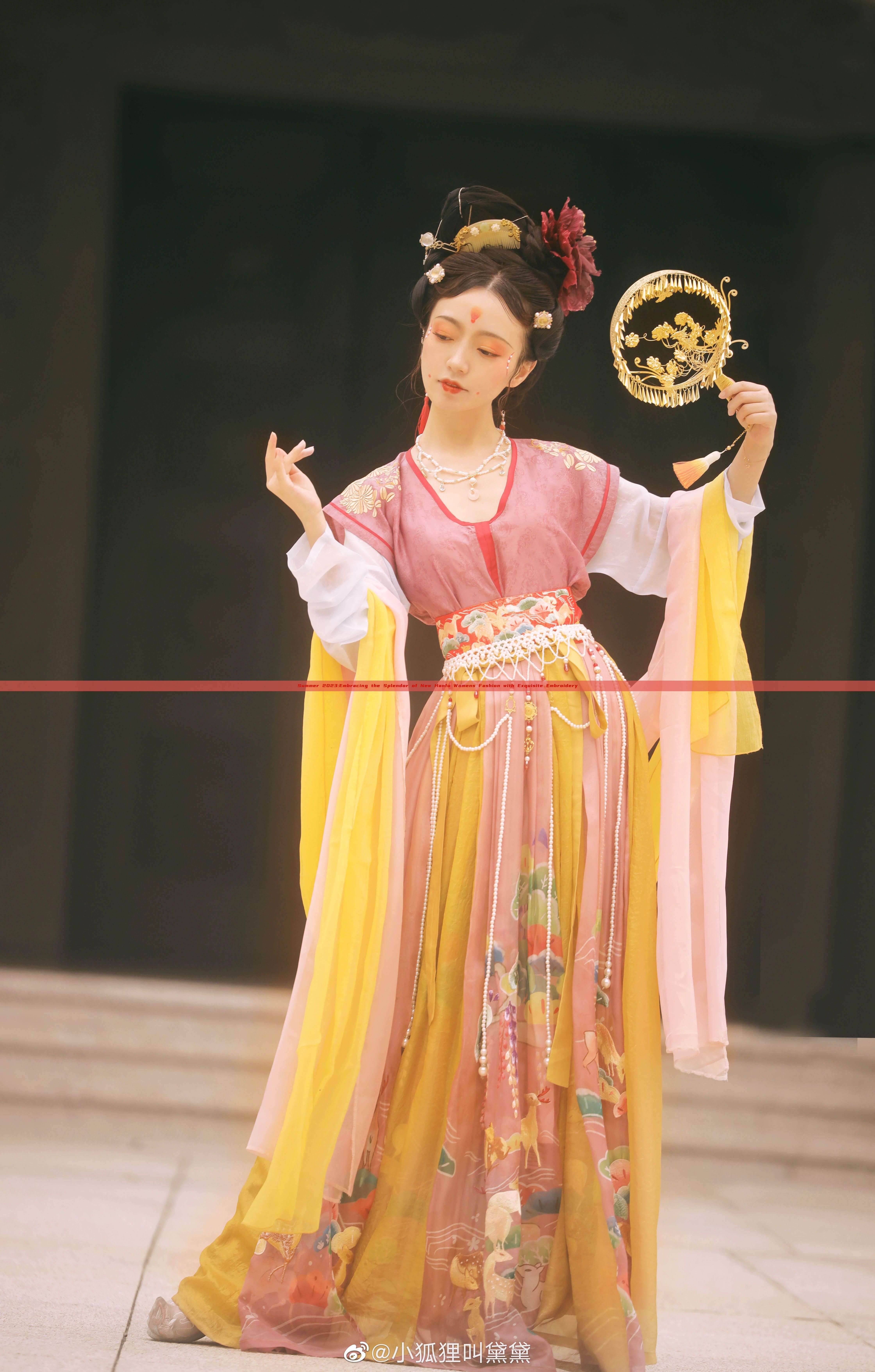 Summer 2023:Embracing the Splendor of New Hanfu Womens Fashion with Exquisite Embroidery
