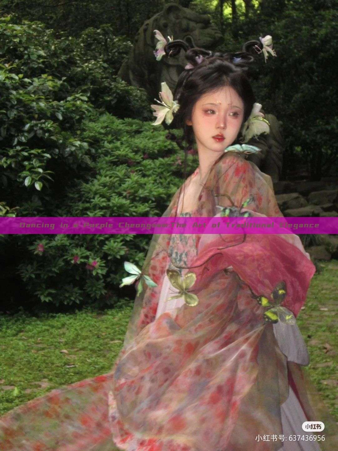 Dancing in a Purple Cheongsam:The Art of Traditional Elegance