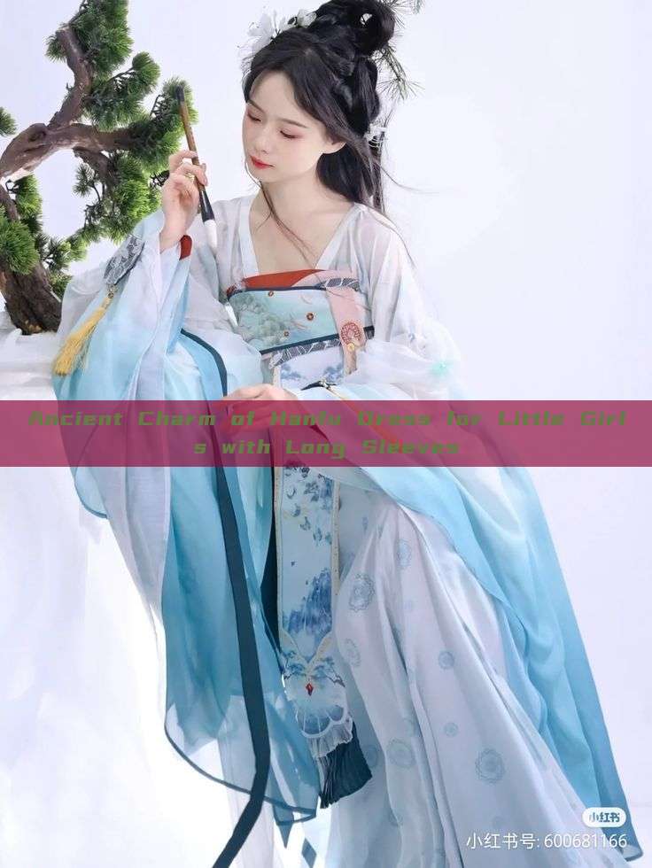 Ancient Charm of Hanfu Dress for Little Girls with Long Sleeves