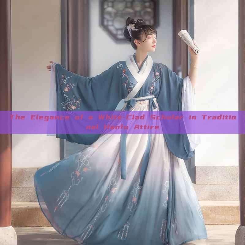 The Elegance of a White-Clad Scholar in Traditional Hanfu Attire The Elegance of a White-Clad Scholar in Traditional Hanfu Attire