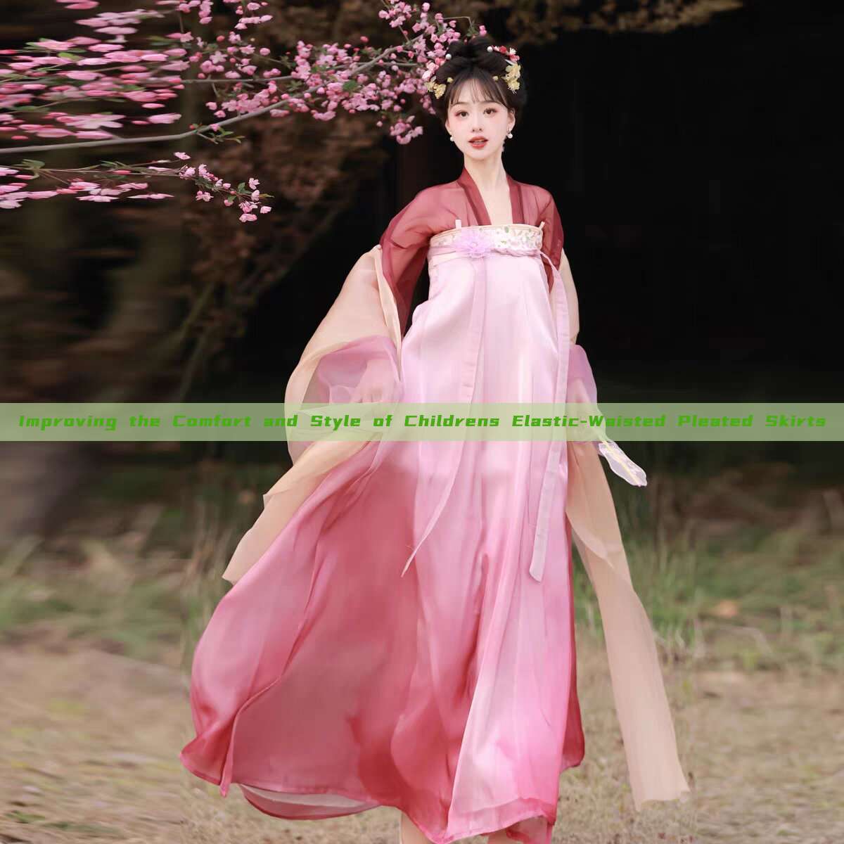 Improving the Comfort and Style of Childrens Elastic-Waisted Pleated Skirts