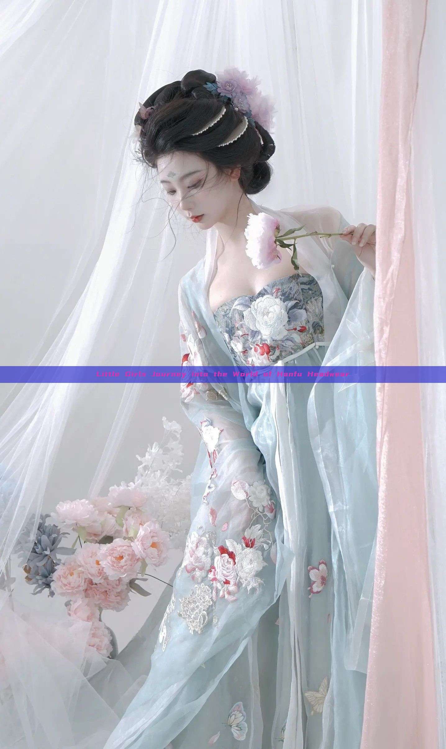 Little Girls Journey into the World of Hanfu Headwear