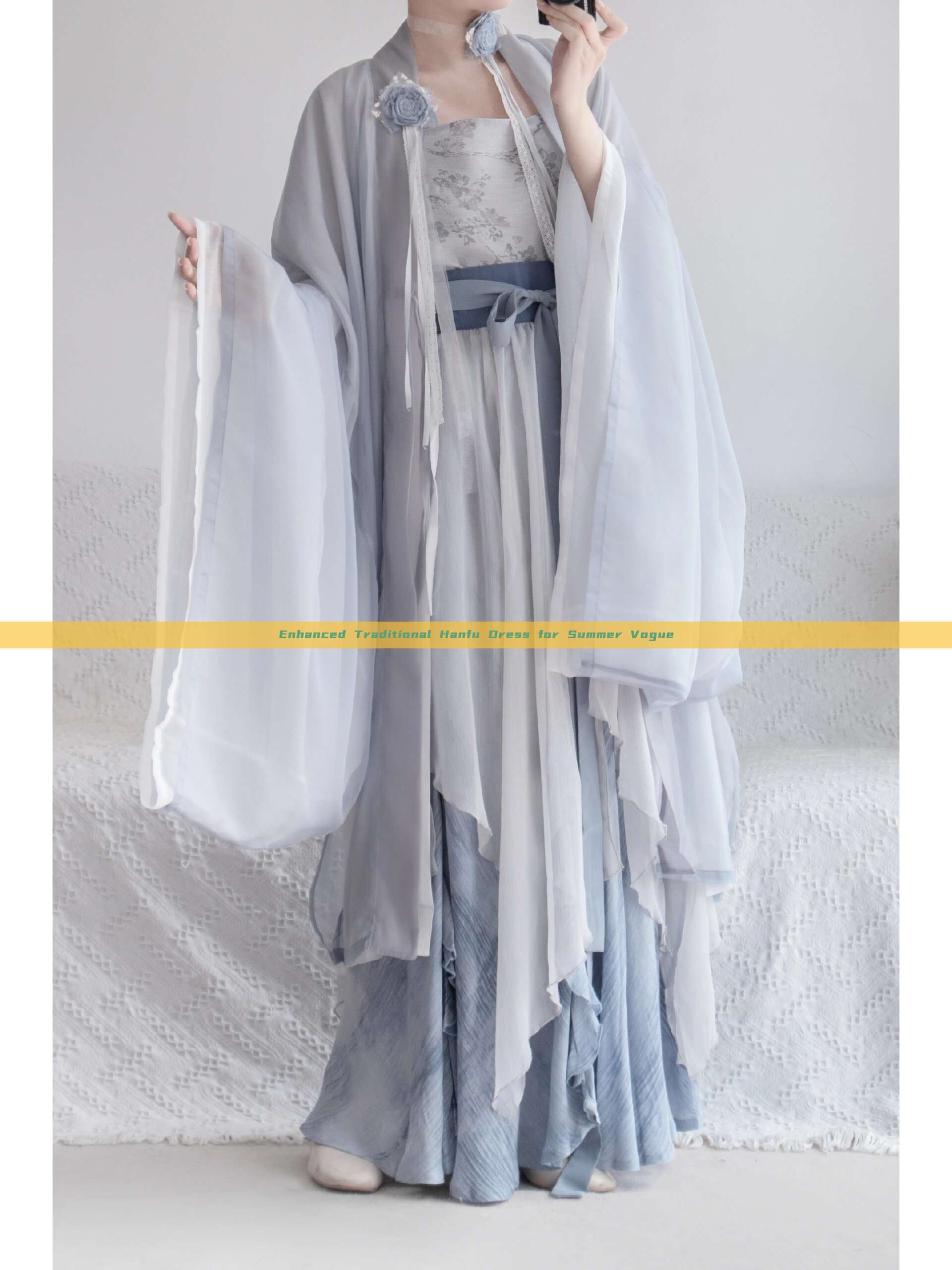 Enhanced Traditional Hanfu Dress for Summer Vogue