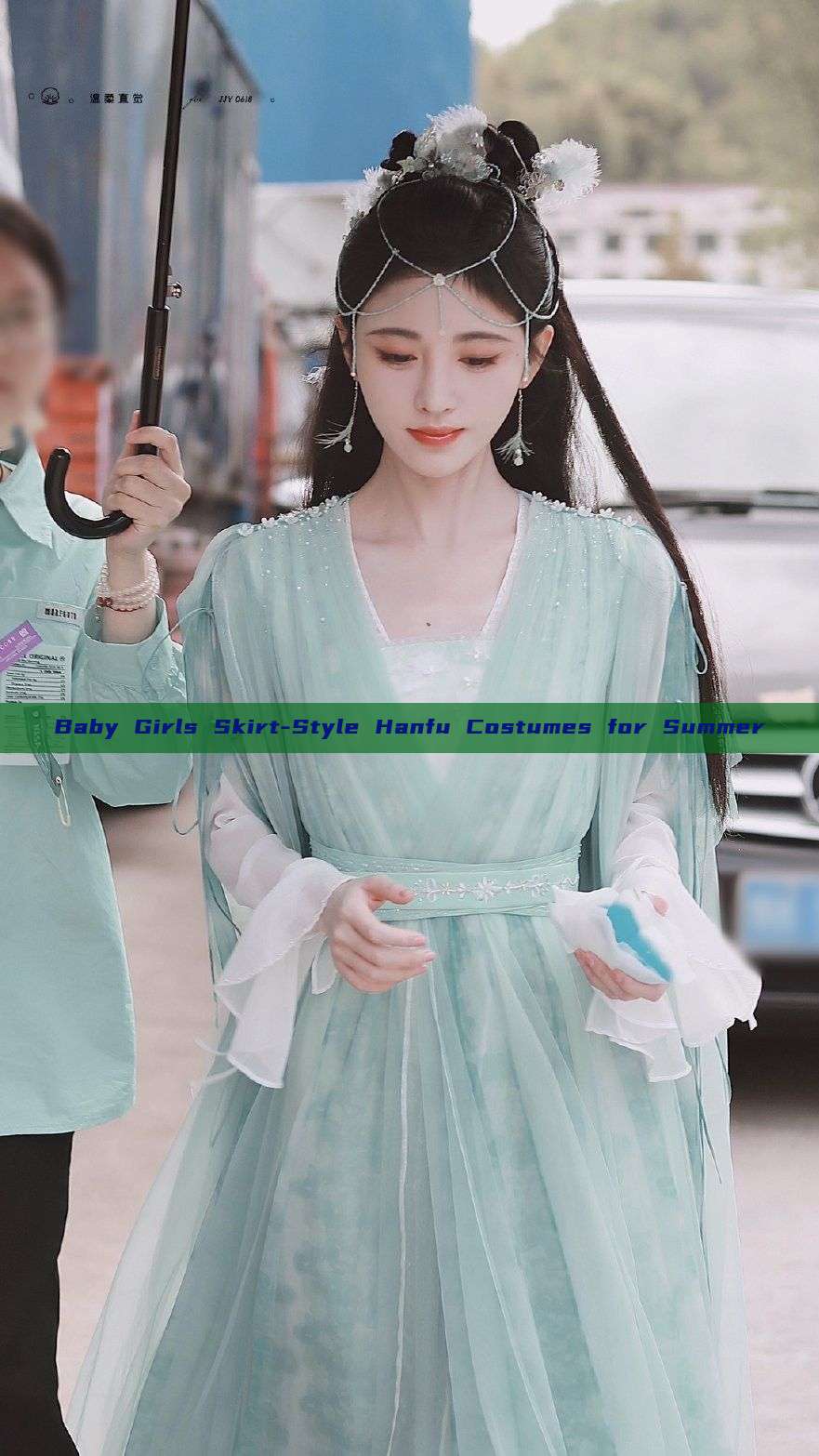 Baby Girls Skirt-Style Hanfu Costumes for Summer