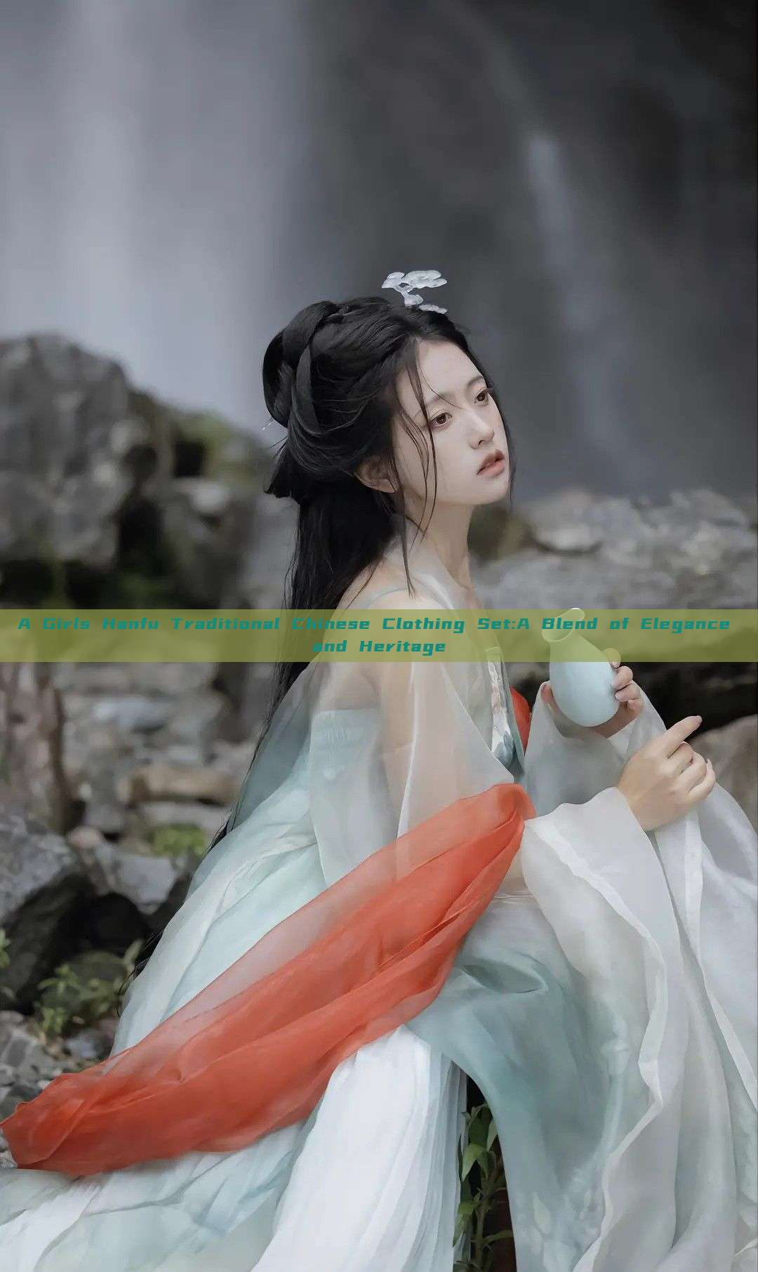 A Girls Hanfu Traditional Chinese Clothing Set:A Blend of Elegance and Heritage