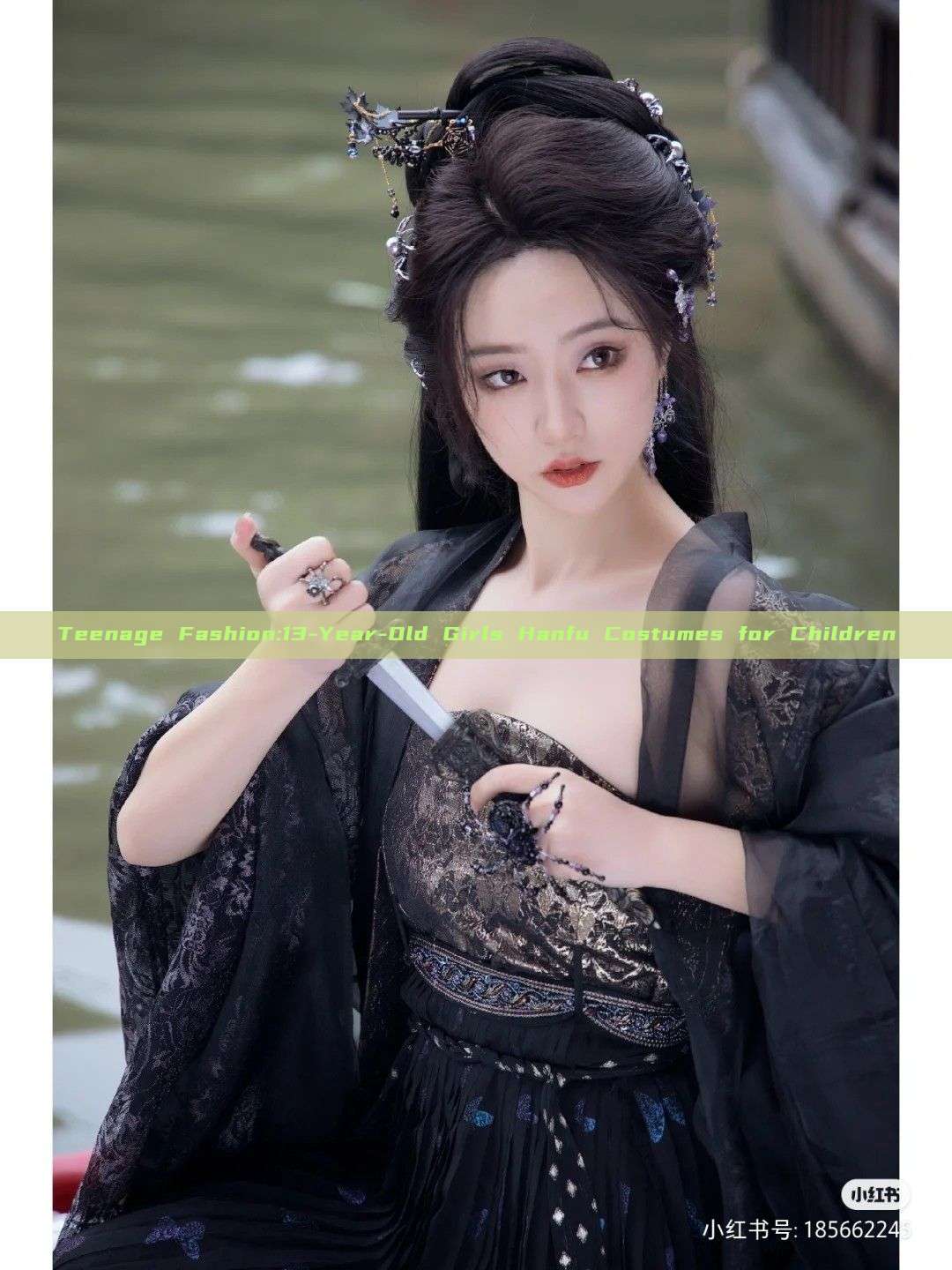 Teenage Fashion:13-Year-Old Girls Hanfu Costumes for Children