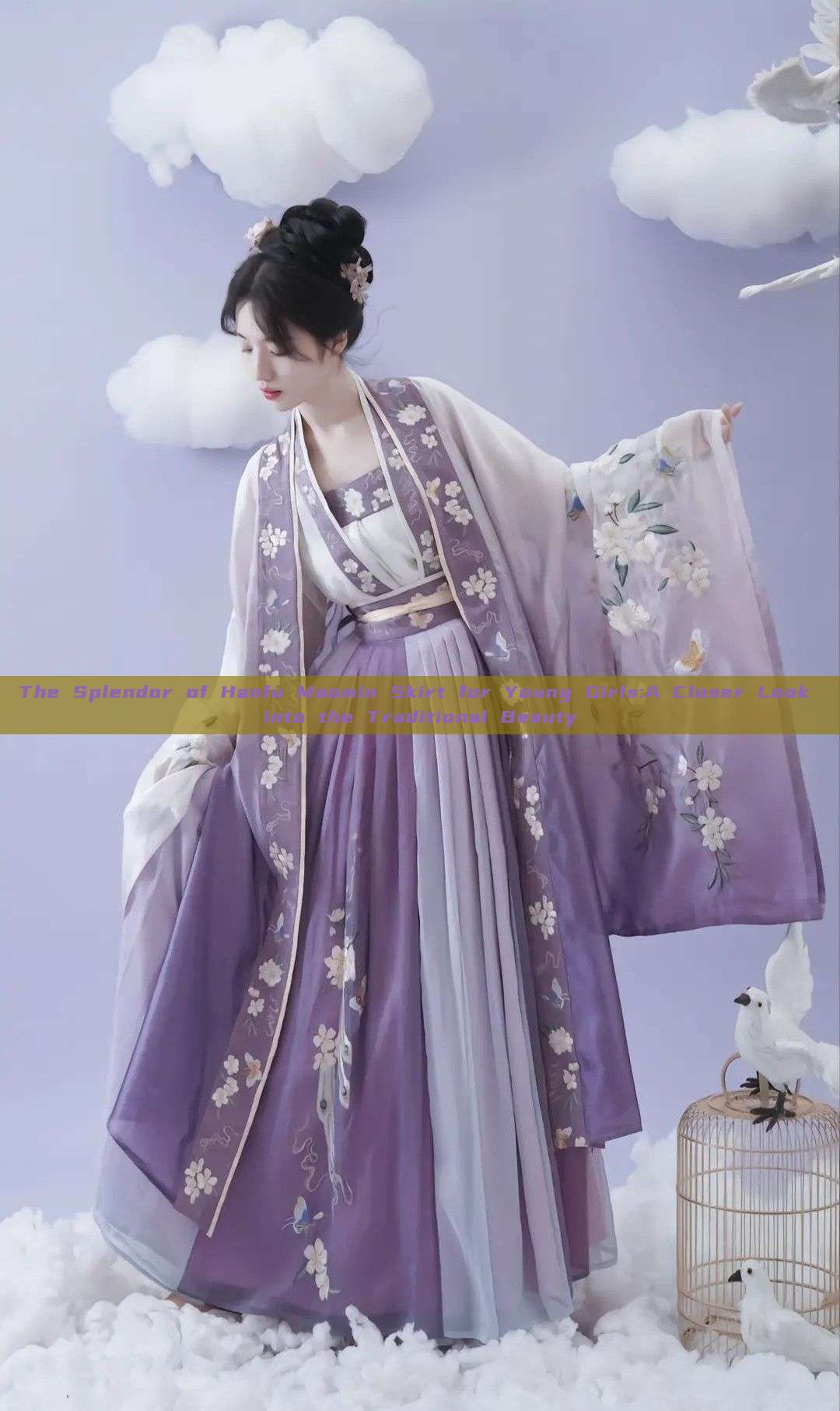 The Splendor of Hanfu Maomin Skirt for Young Girls:A Closer Look into the Traditional Beauty