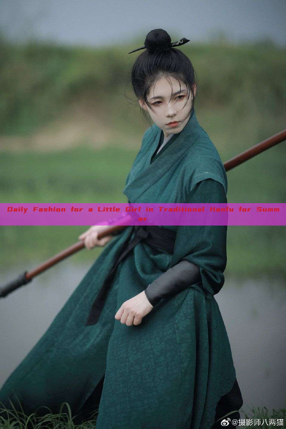 Daily Fashion for a Little Girl in Traditional Hanfu for Summer