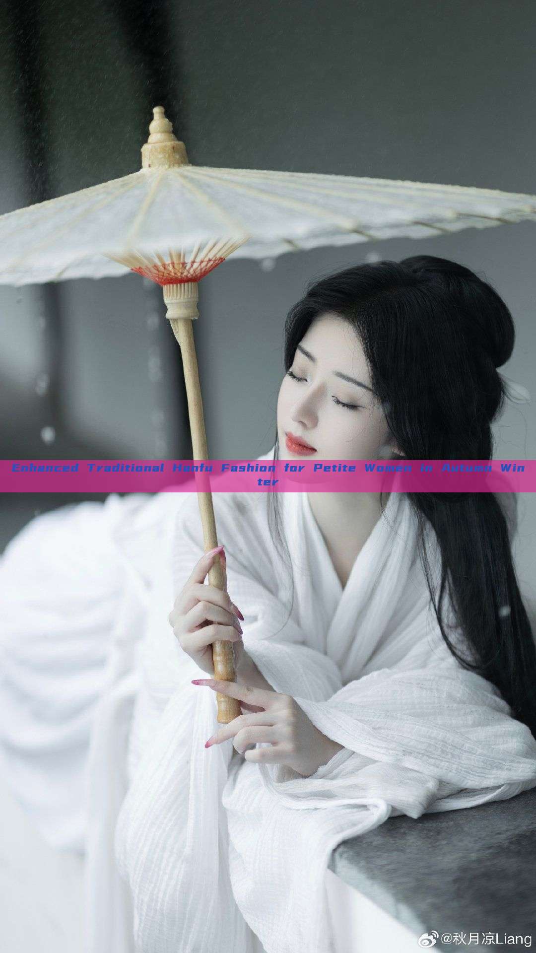 Enhanced Traditional Hanfu Fashion for Petite Women in Autumn Winter