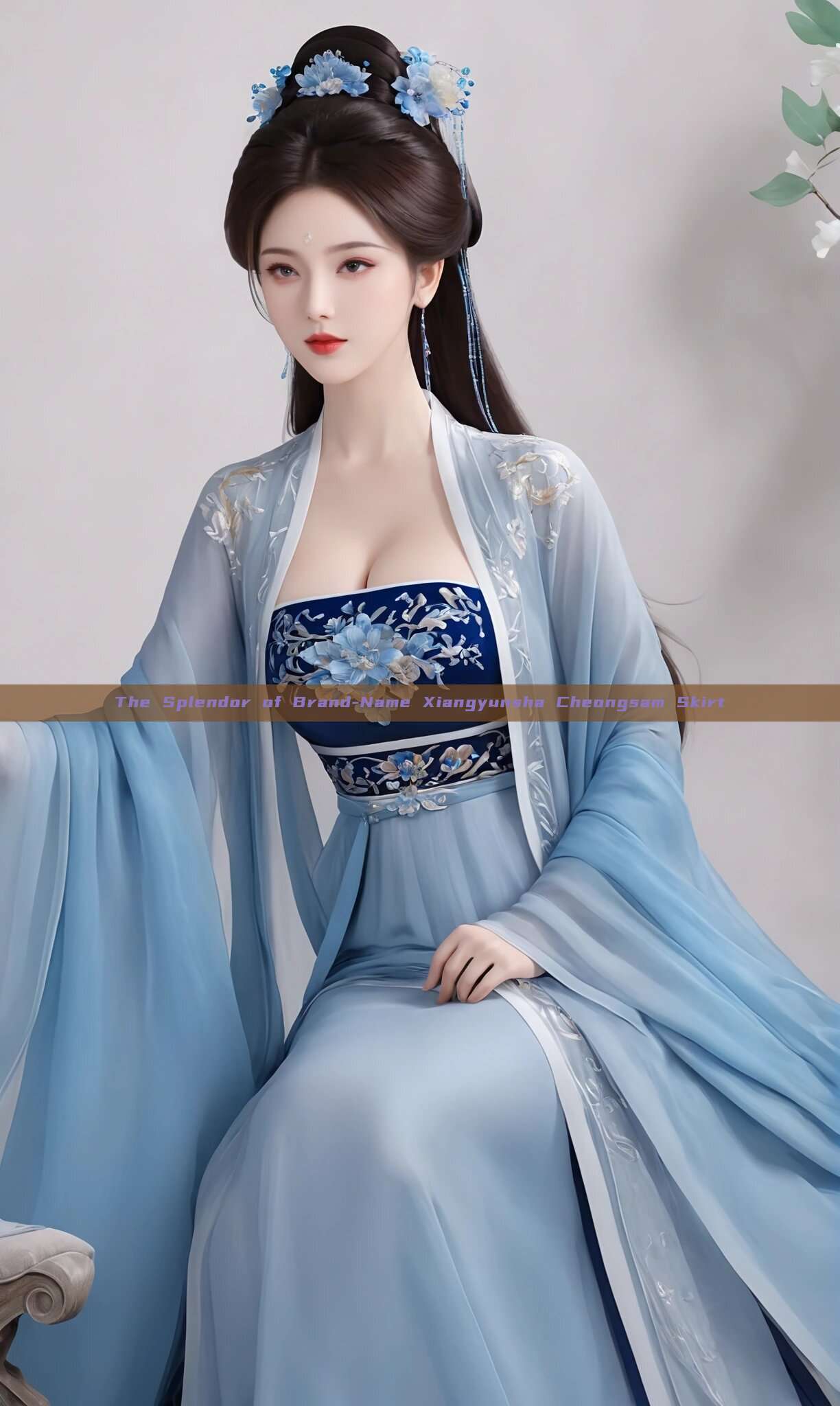 The Splendor of Brand-Name Xiangyunsha Cheongsam Skirt