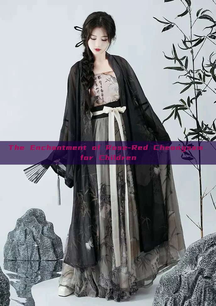 The Enchantment of Rose-Red Cheongsam for Children