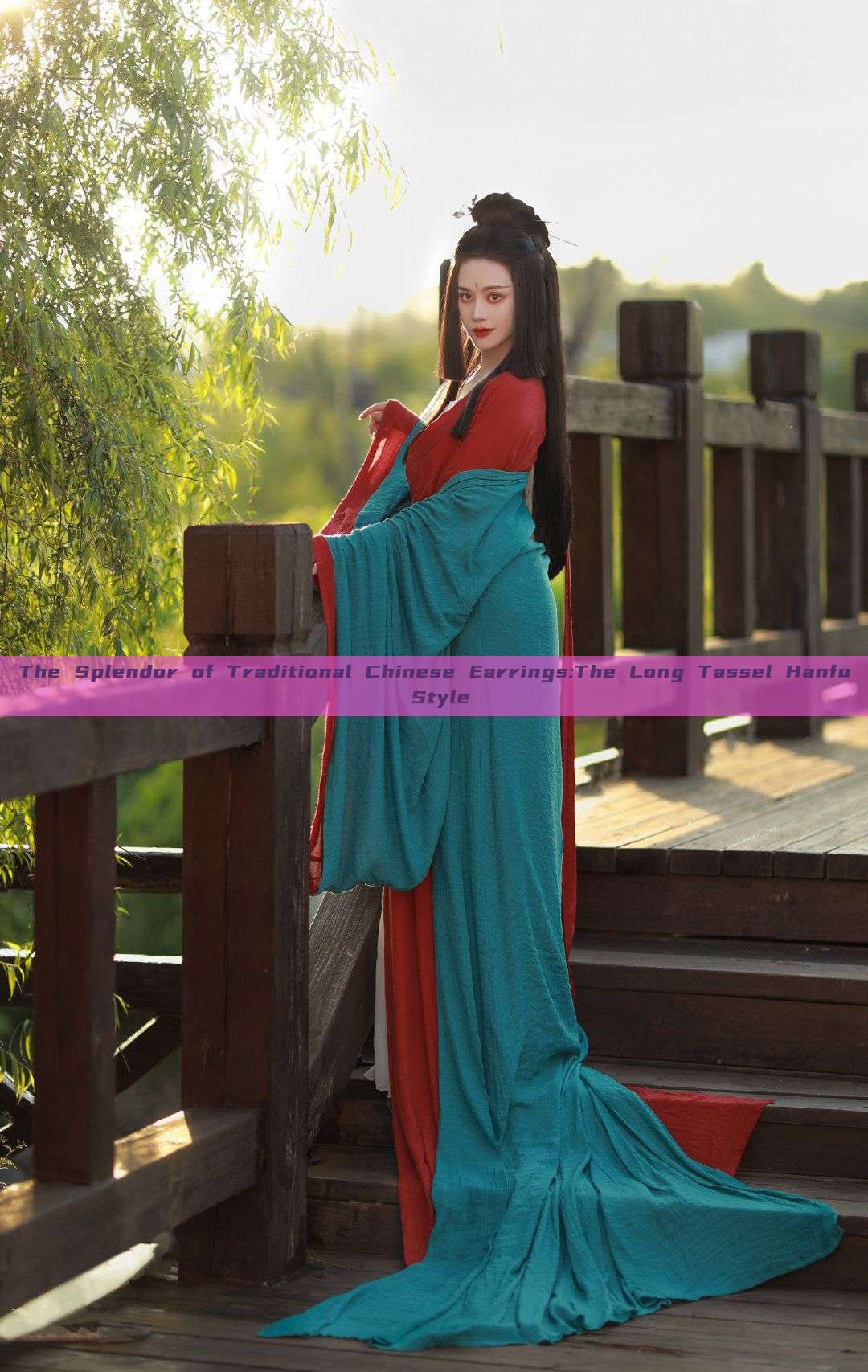 The Splendor of Traditional Chinese Earrings:The Long Tassel Hanfu Style