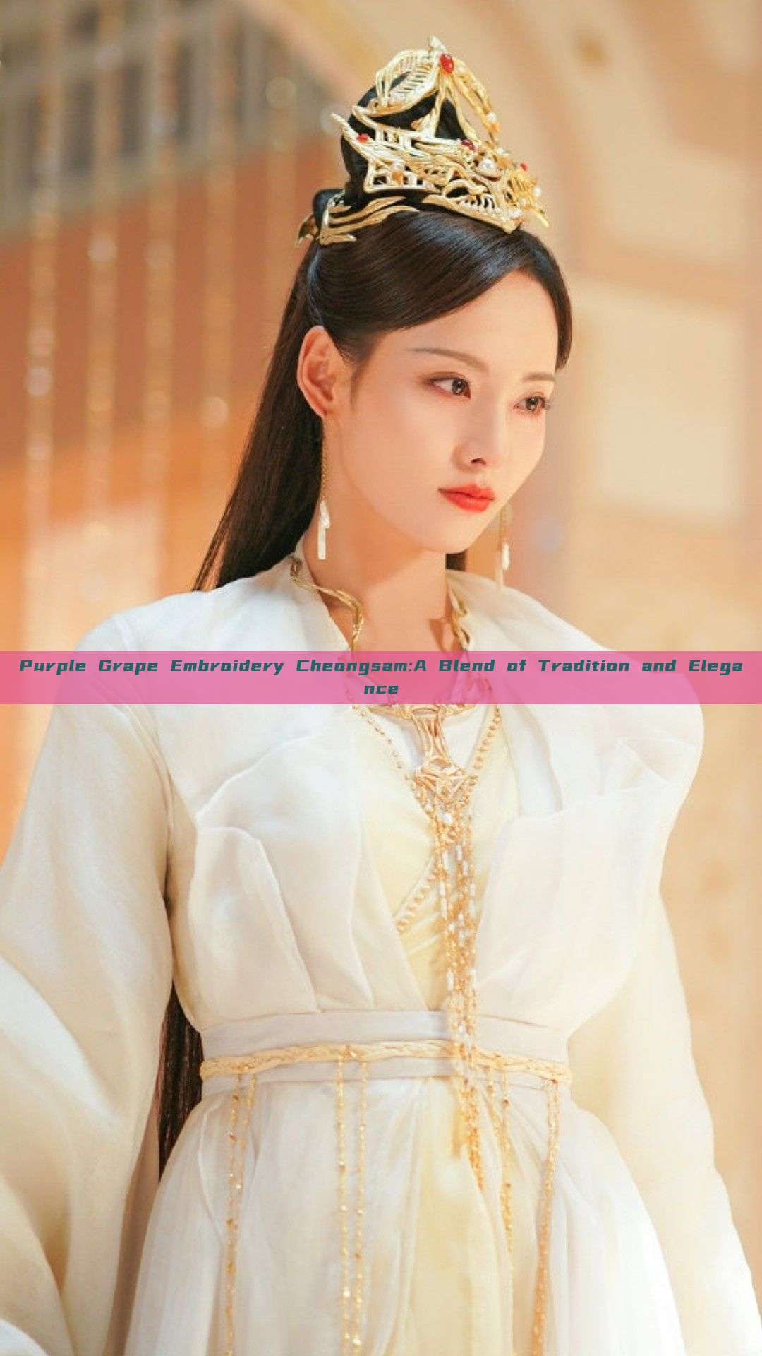 Purple Grape Embroidery Cheongsam:A Blend of Tradition and Elegance Purple Grape Embroidery Cheongsam:A Blend of Tradition and Elegance