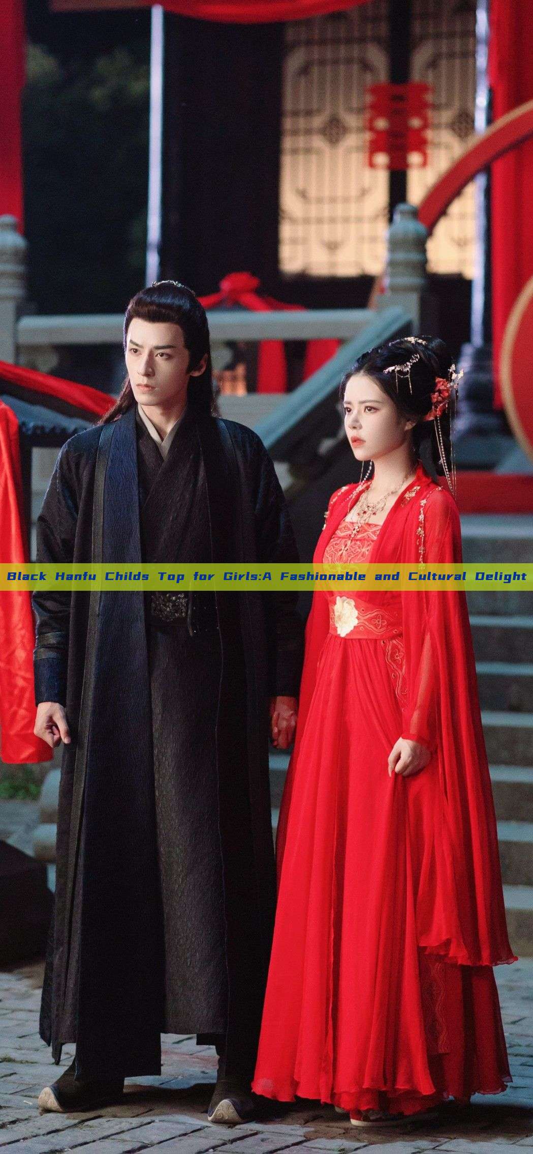 Black Hanfu Childs Top for Girls:A Fashionable and Cultural Delight Black Hanfu Childs Top for Girls:A Fashionable and Cultural Delight