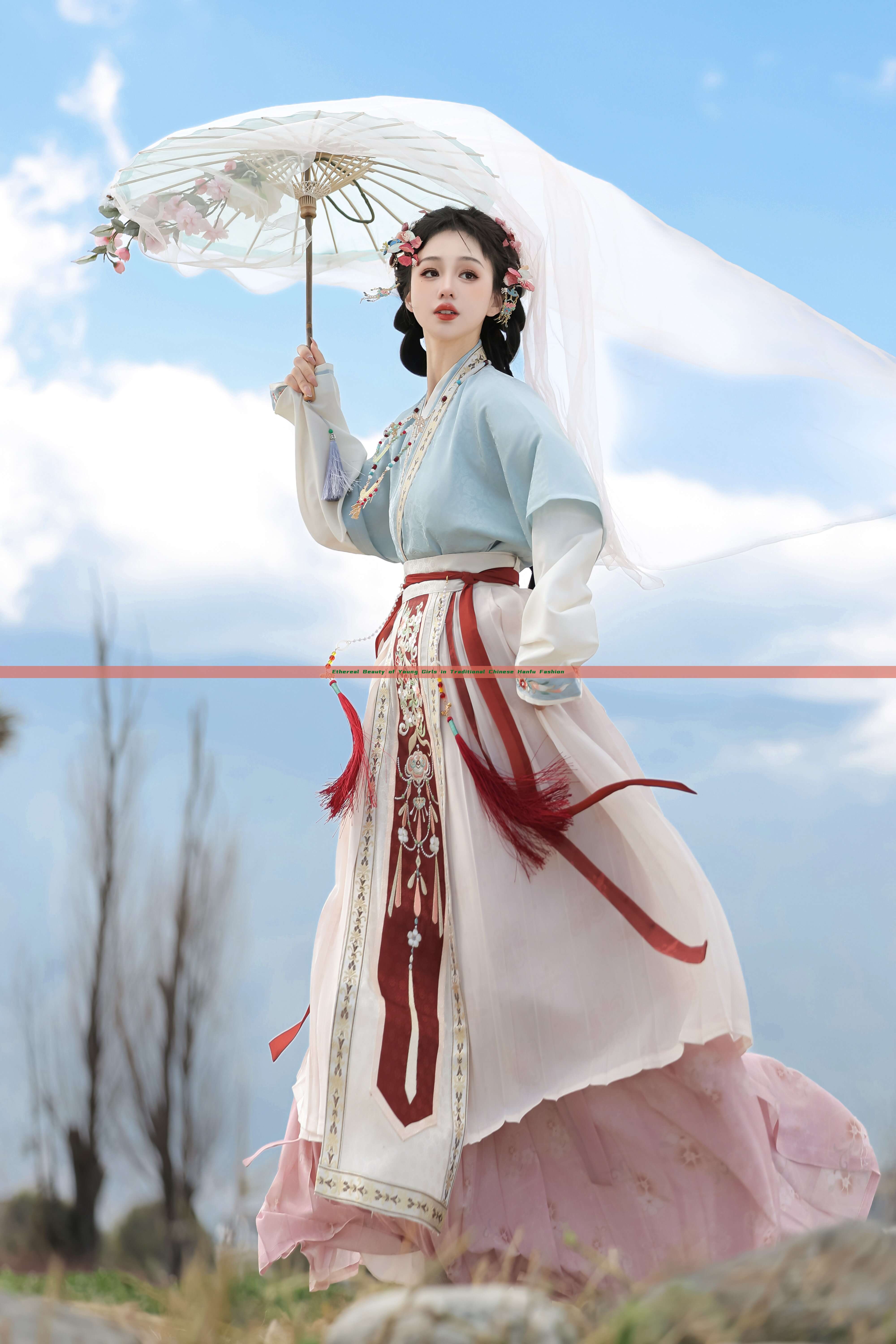 Ethereal Beauty of Young Girls in Traditional Chinese Hanfu Fashion Ethereal Beauty of Young Girls in Traditional Chinese Hanfu Fashion