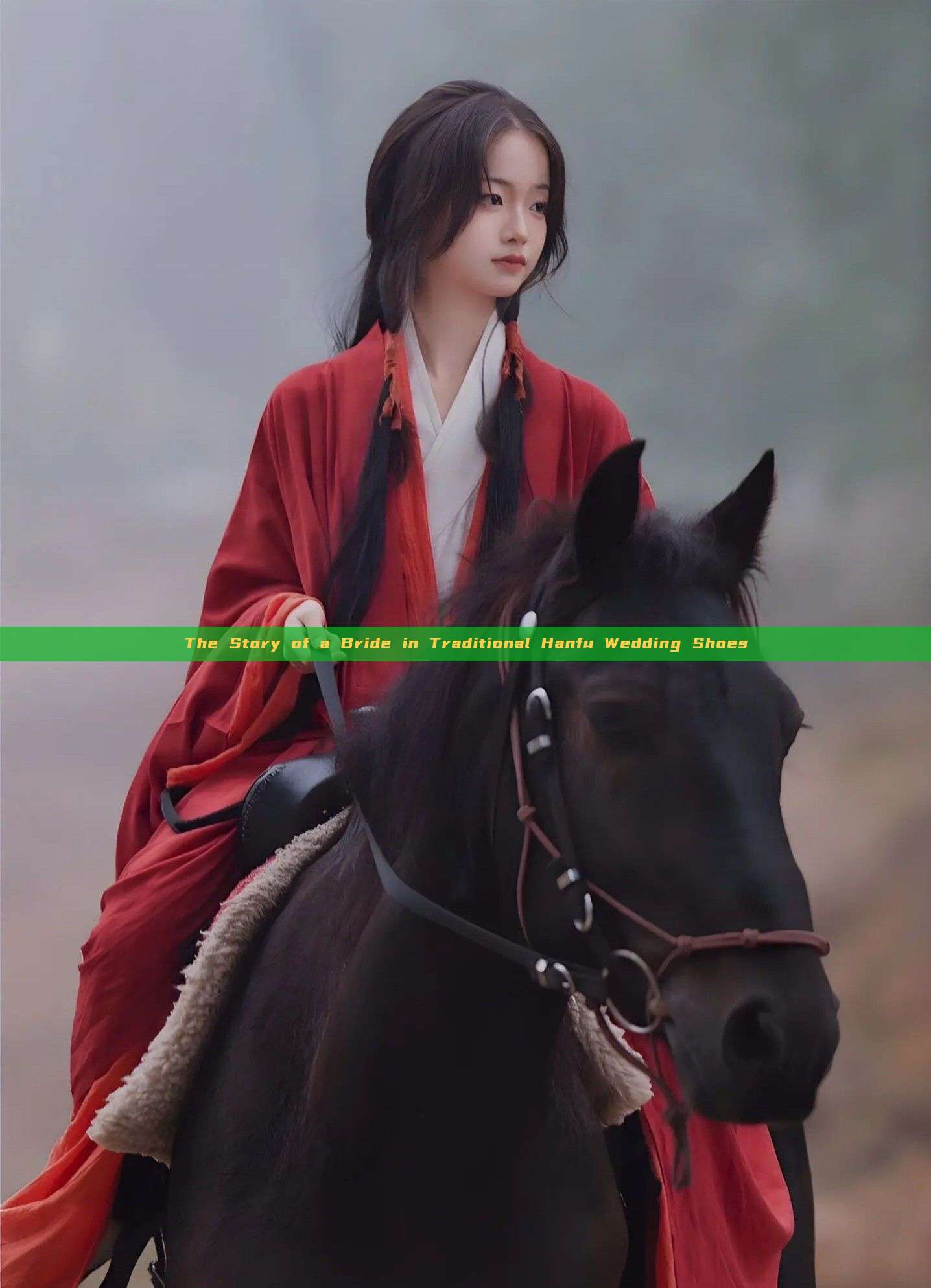 The Story of a Bride in Traditional Hanfu Wedding Shoes