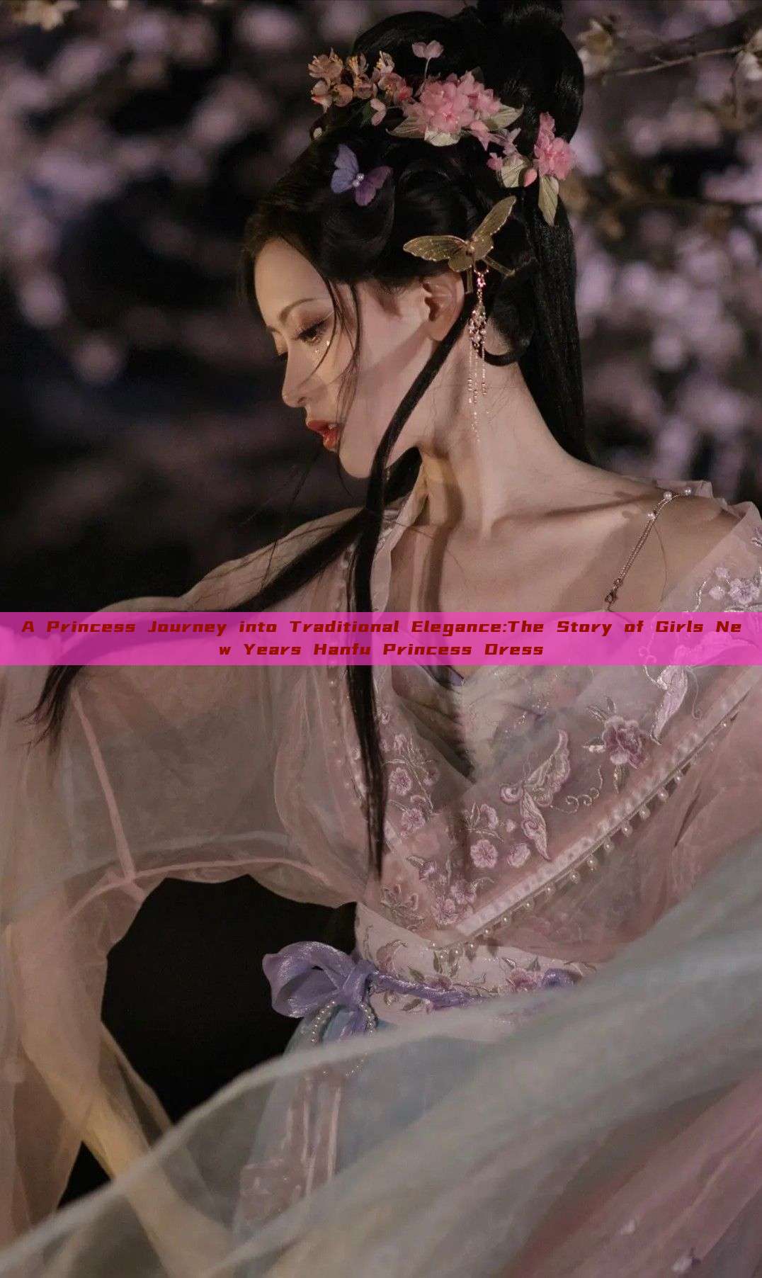 A Princess Journey into Traditional Elegance:The Story of Girls New Years Hanfu Princess Dress