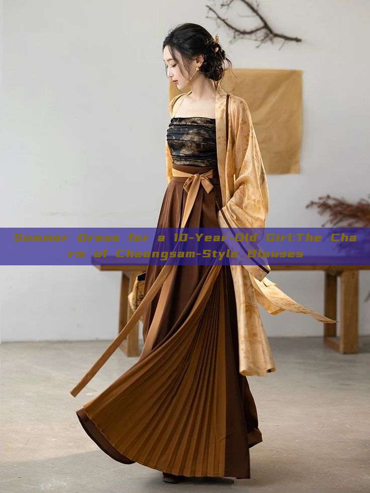 Summer Dress for a 10-Year-Old Girl:The Charm of Cheongsam-Style Blouses Summer Dress for a 10-Year-Old Girl:The Charm of Cheongsam-Style Blouses