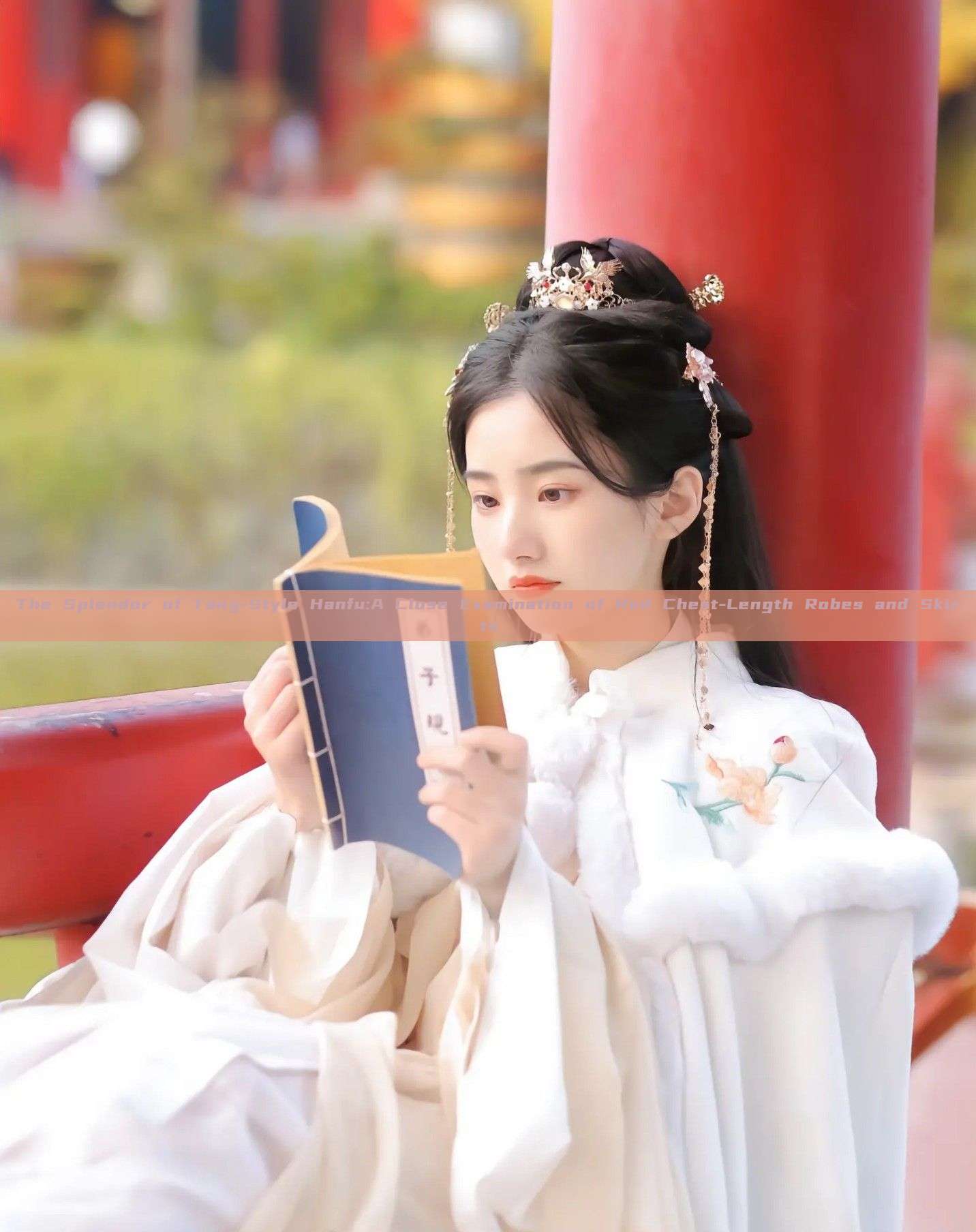 The Splendor of Tang-Style Hanfu:A Close Examination of Red Chest-Length Robes and Skirts