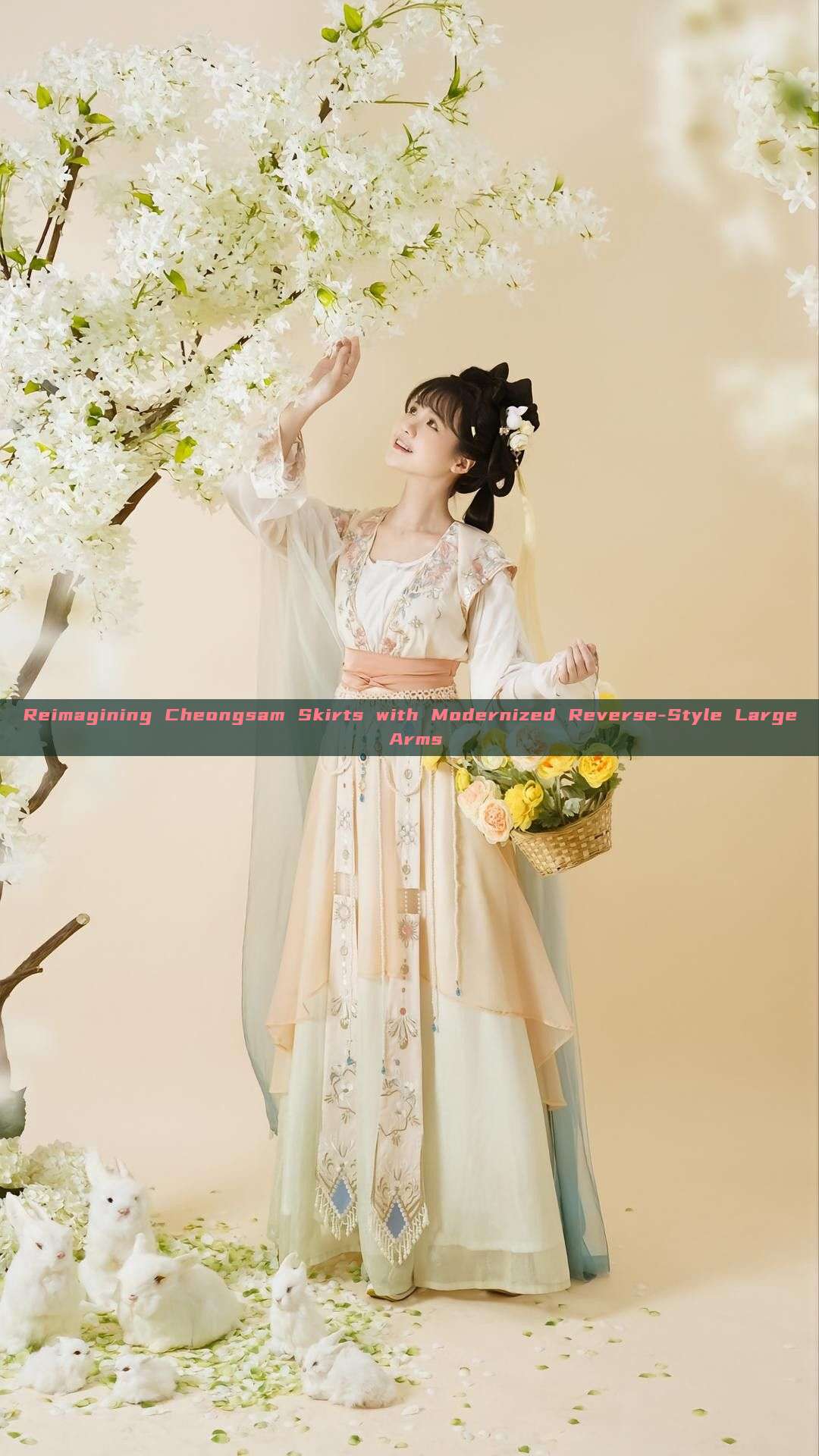 Reimagining Cheongsam Skirts with Modernized Reverse-Style Large Arms